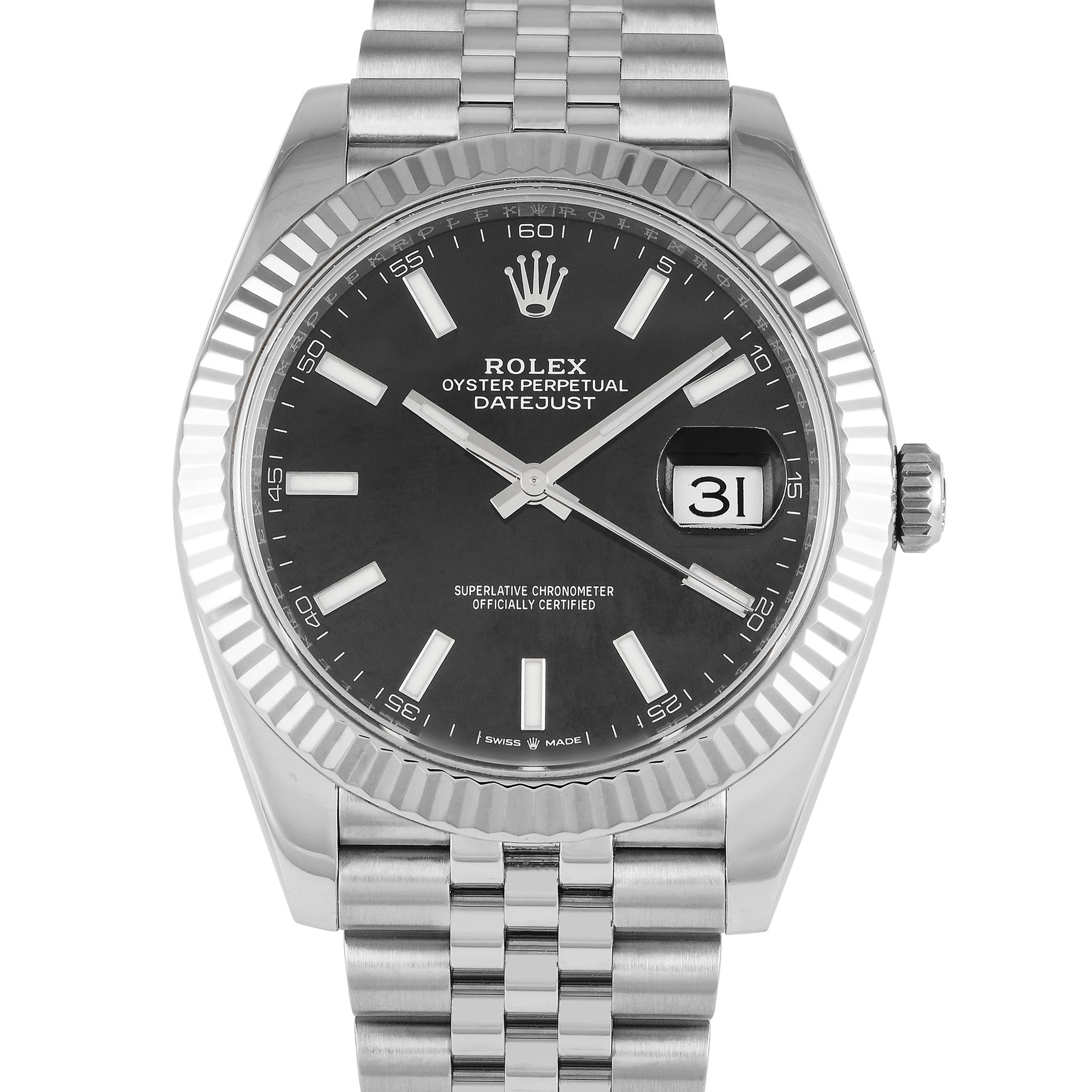 Rolex Datejust 41 Black Dial Watch 126334