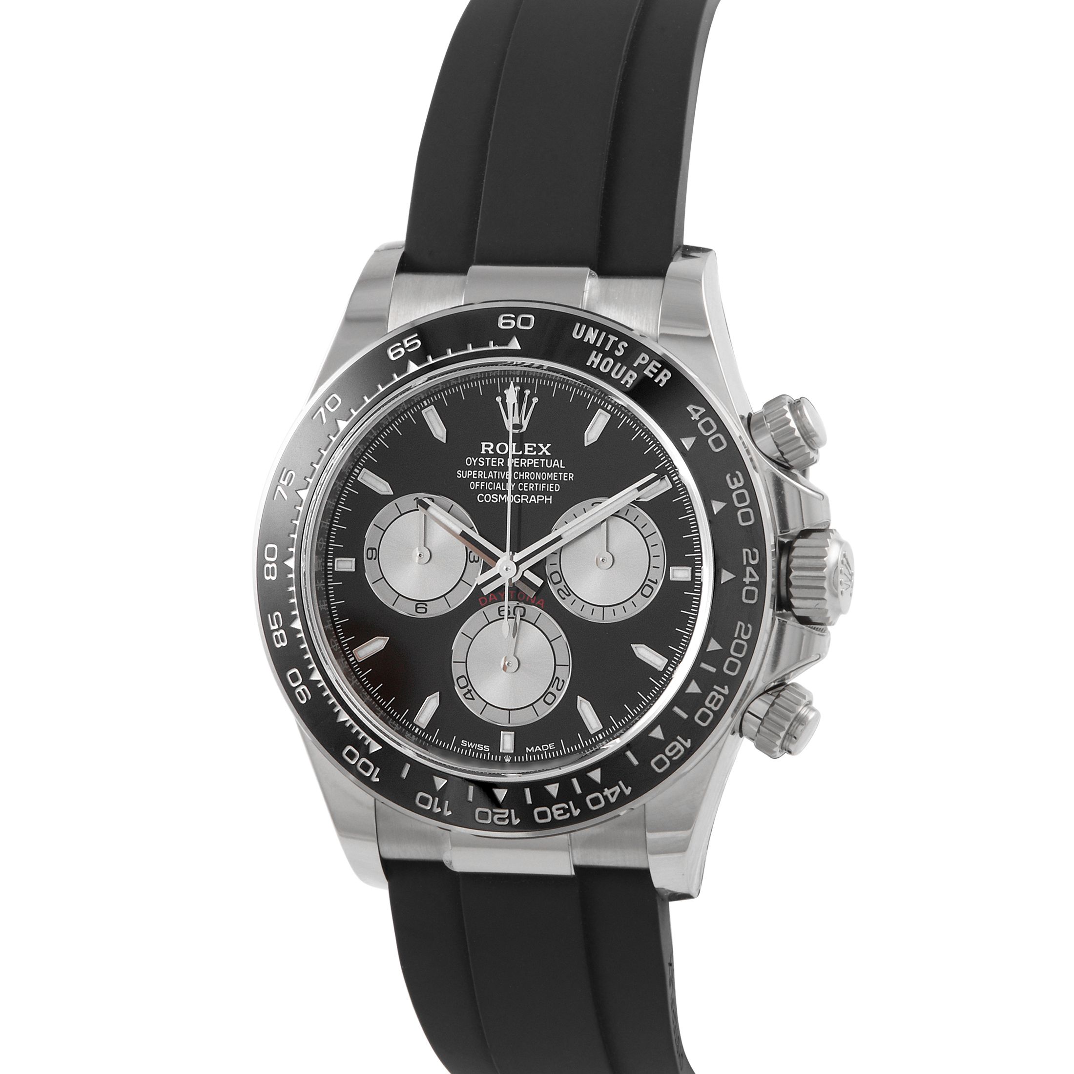 Rolex Daytona Black Dial White Gold Watch 126519LN-0002