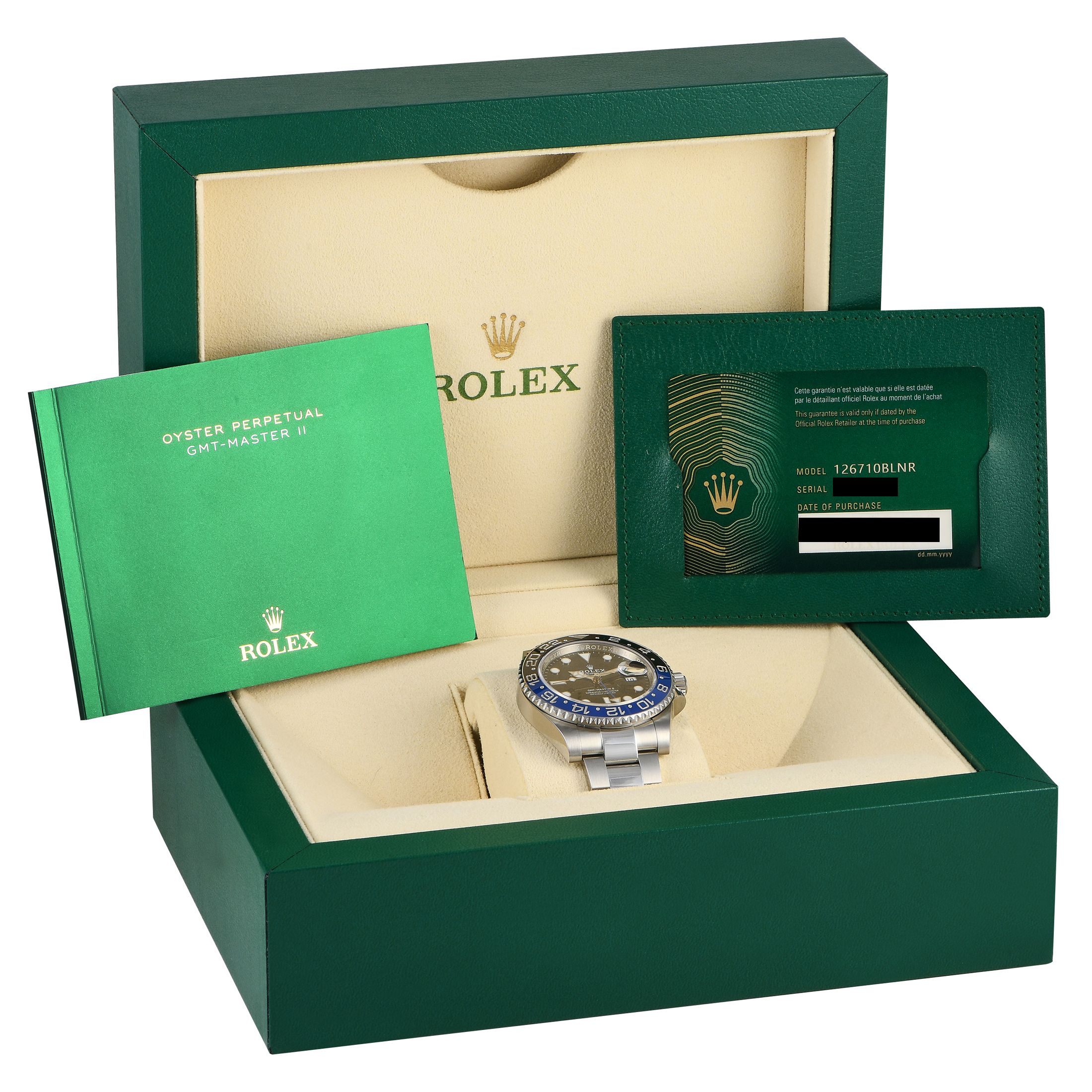 Rolex GMT-Master II Watch 126710BLNR