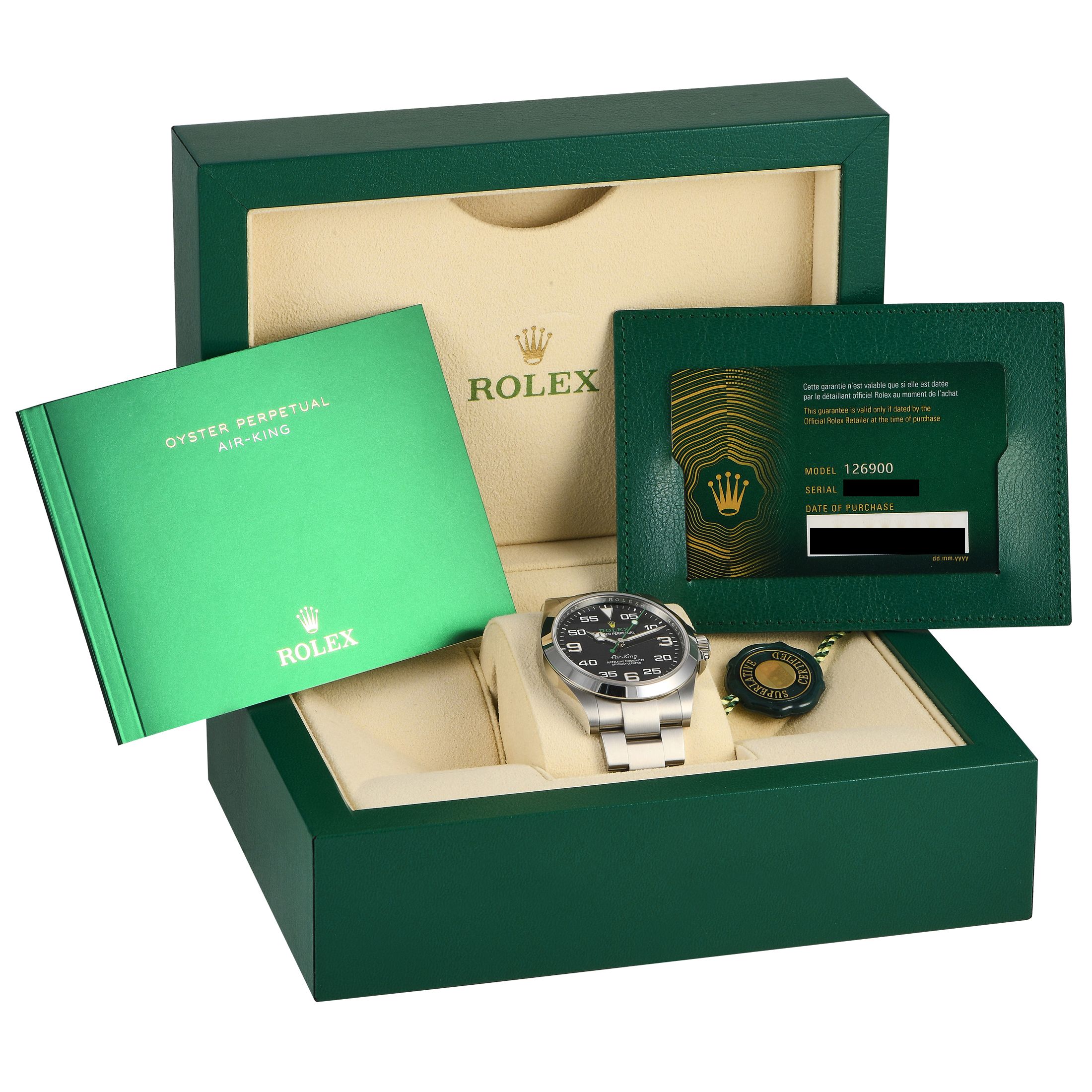 Rolex Oyster Perpetual Air-King Steel Watch 126900