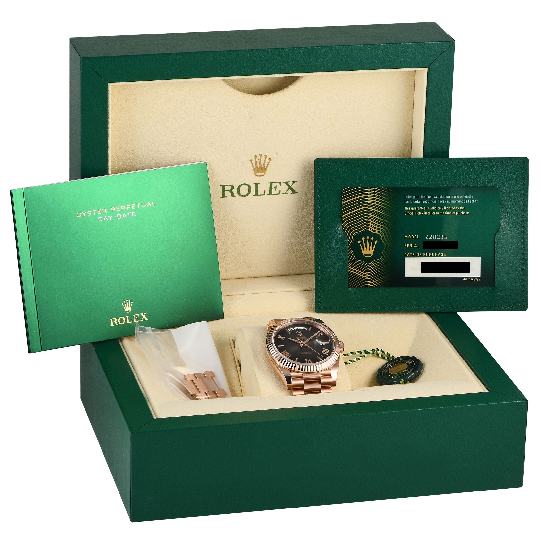 Rolex Day-Date 40 Slate Ombre Dial Watch 228235