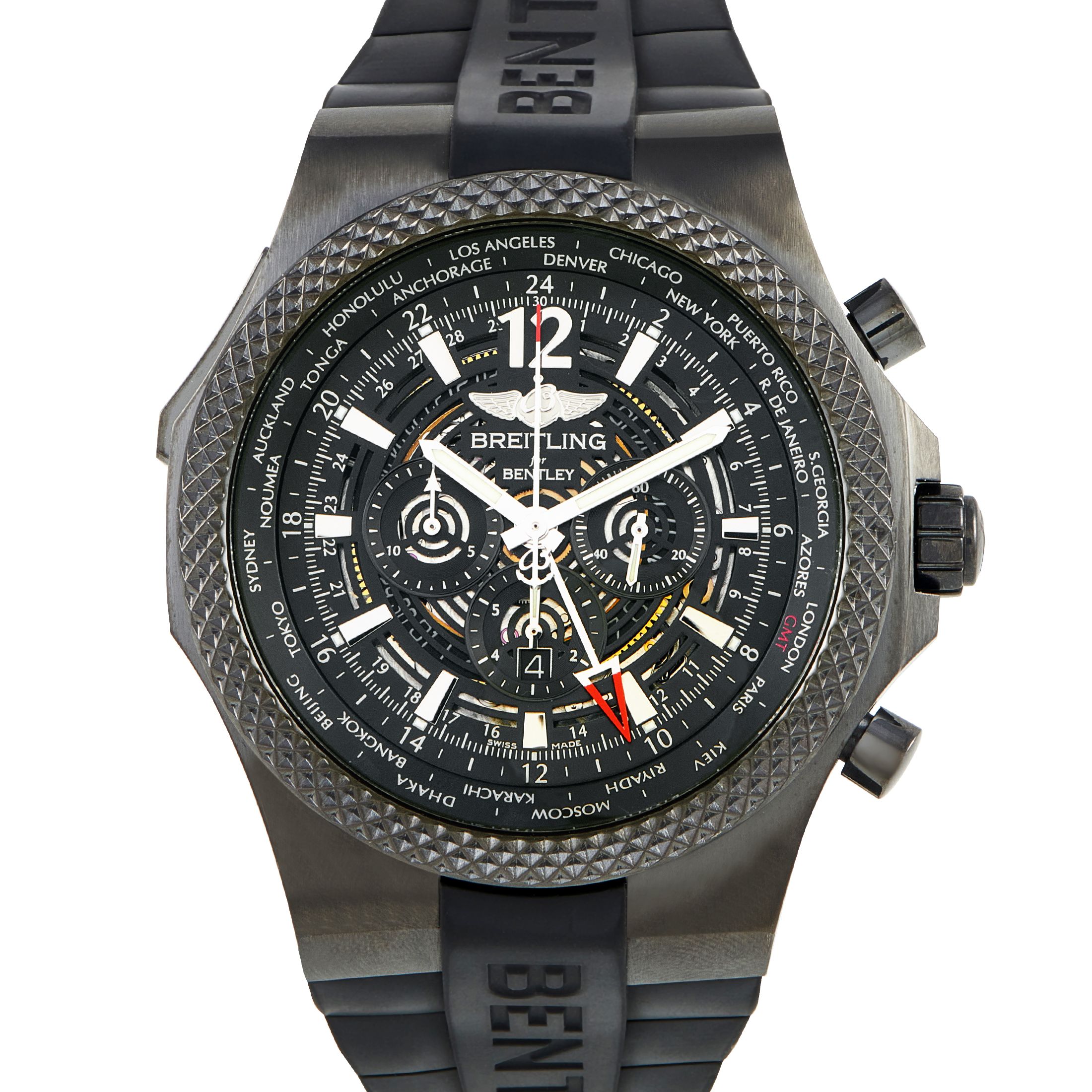 Breitling Bentley GMT Midnight Watch M47362