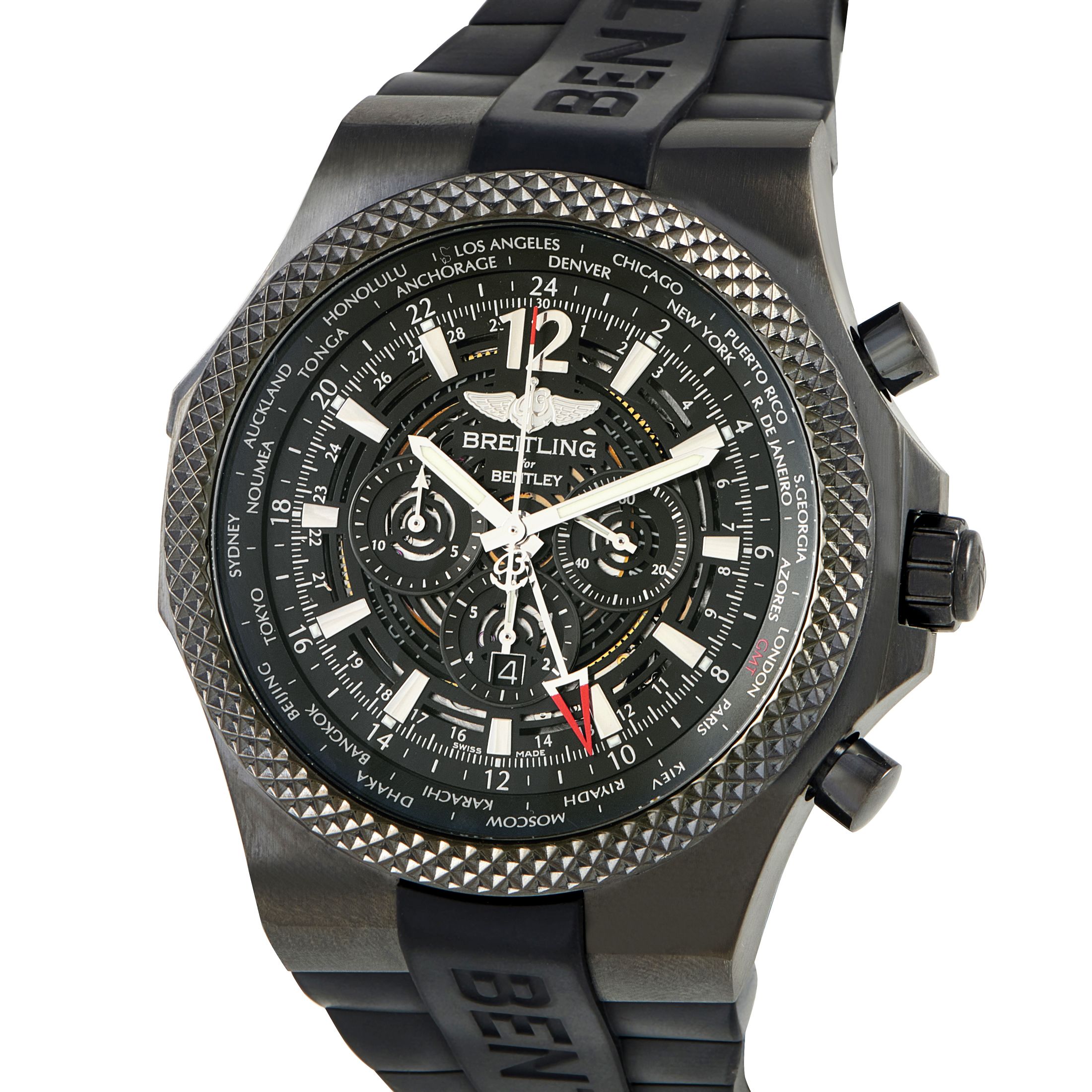 Breitling Bentley GMT Midnight Watch M47362