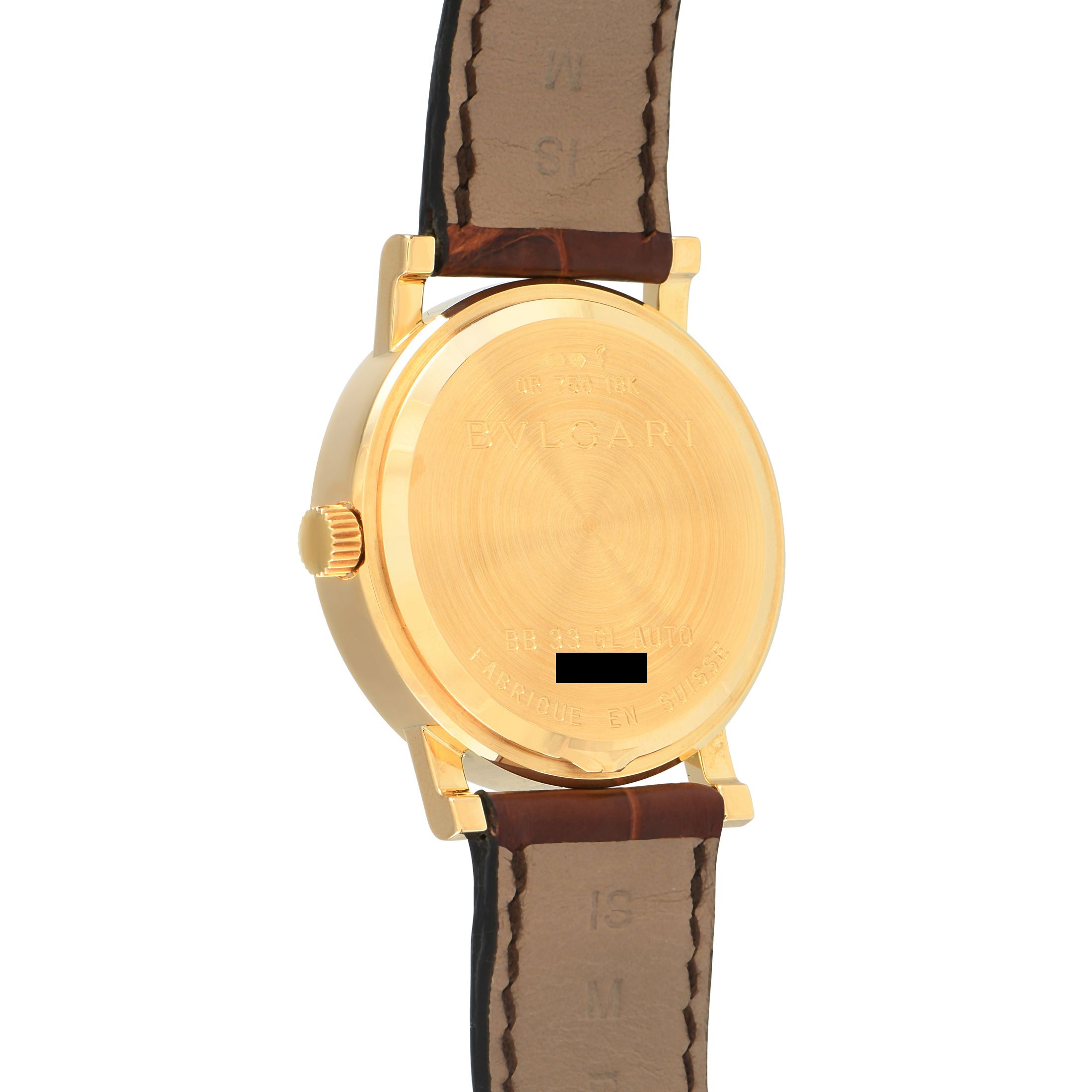Bvlgari 18K Yellow Gold Automatic Watch BB33GL