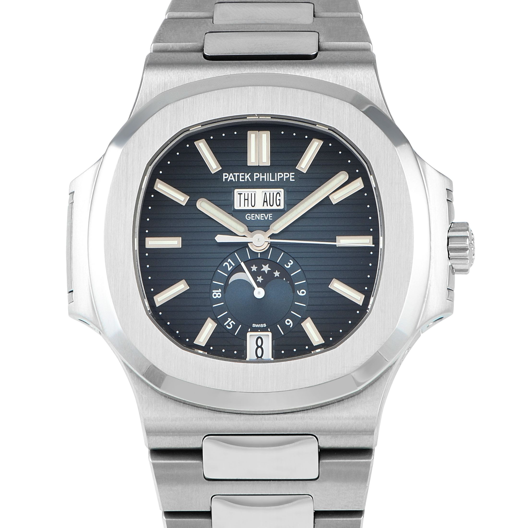 Patek Philippe Nautilus Annual Calendar Moonphase Watch 5726/1A-014