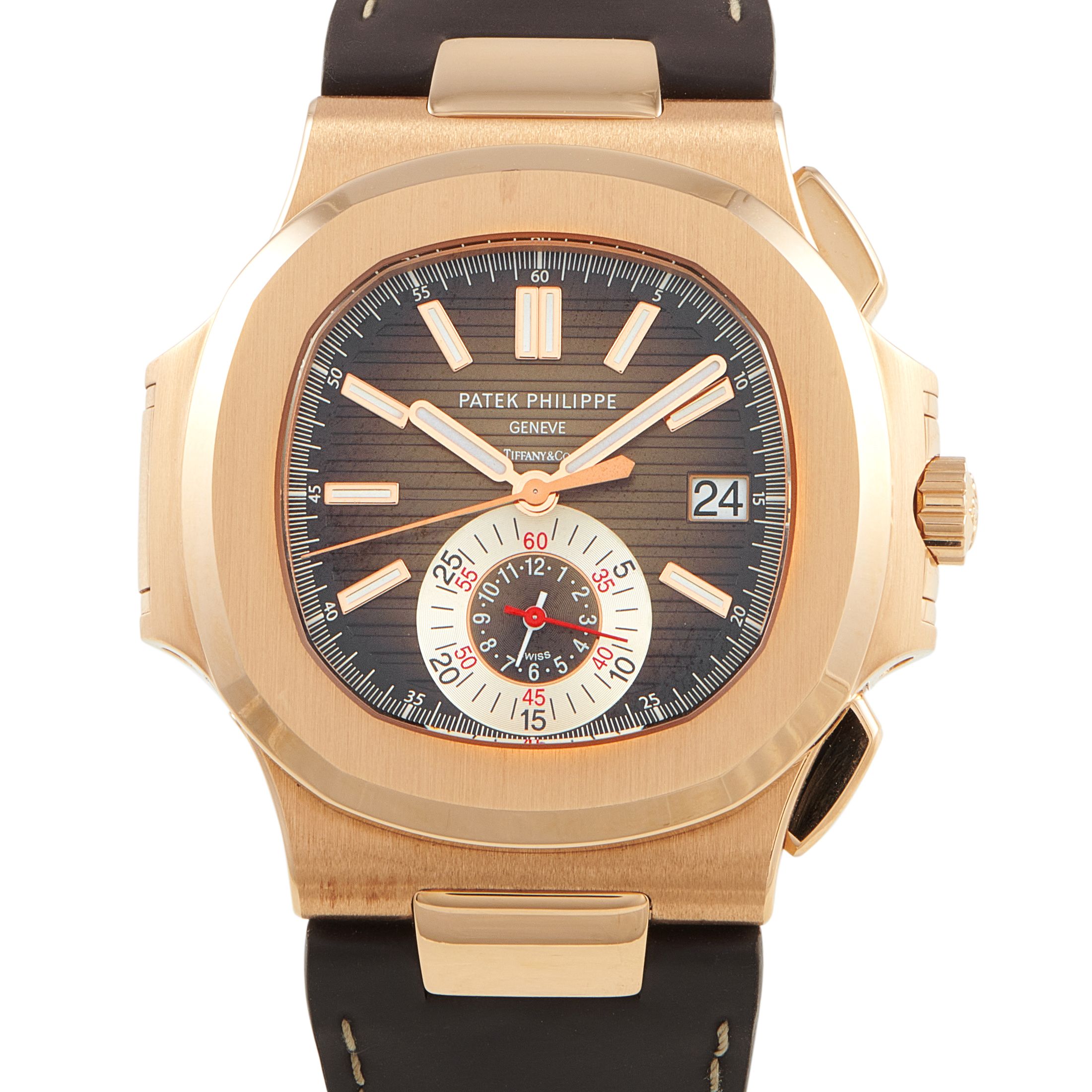 Patek Philippe Nautilus Tiffany and Co. Chronograph Watch 5980R-001