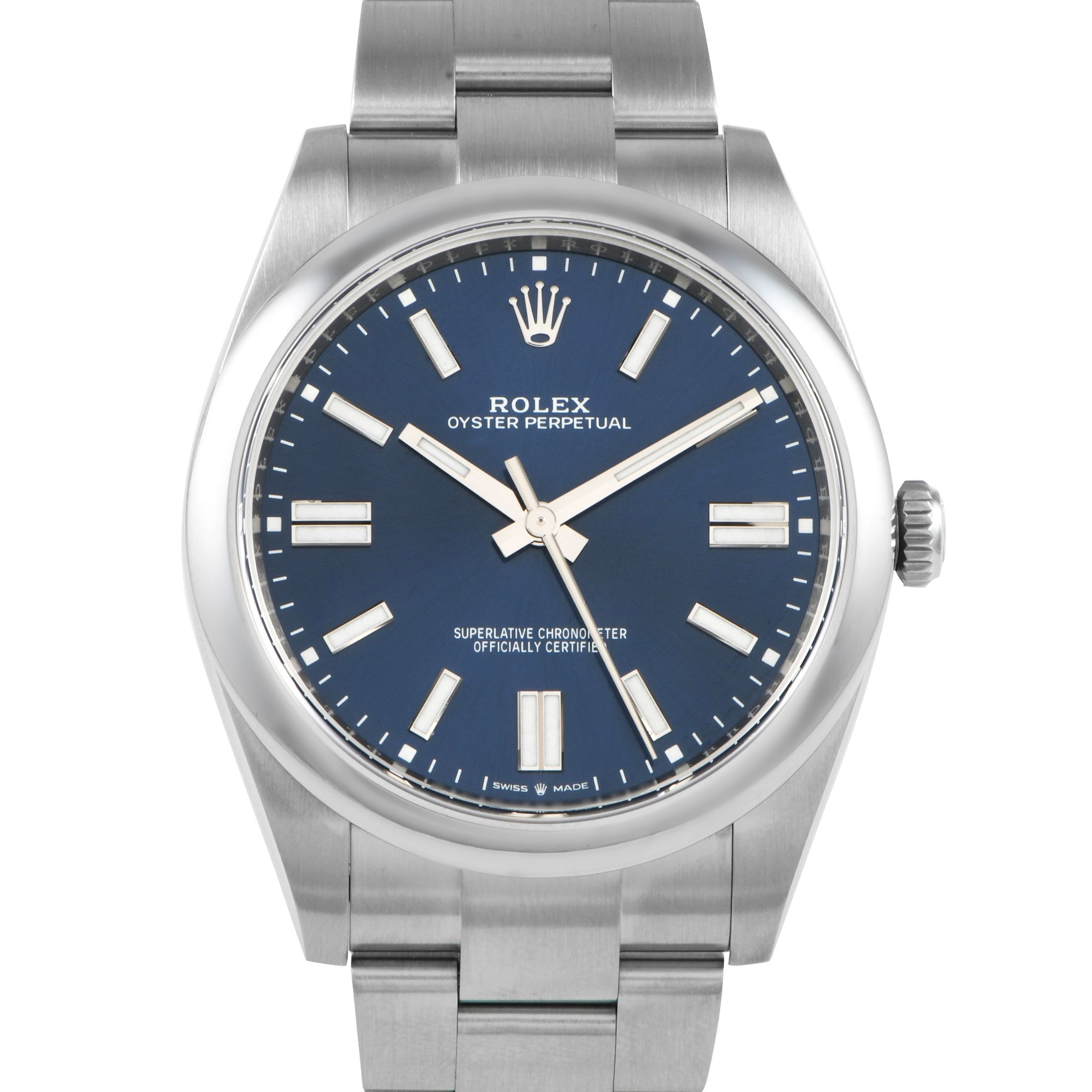 Rolex Oyster Perpetual 41 Blue Dial Watch 124300