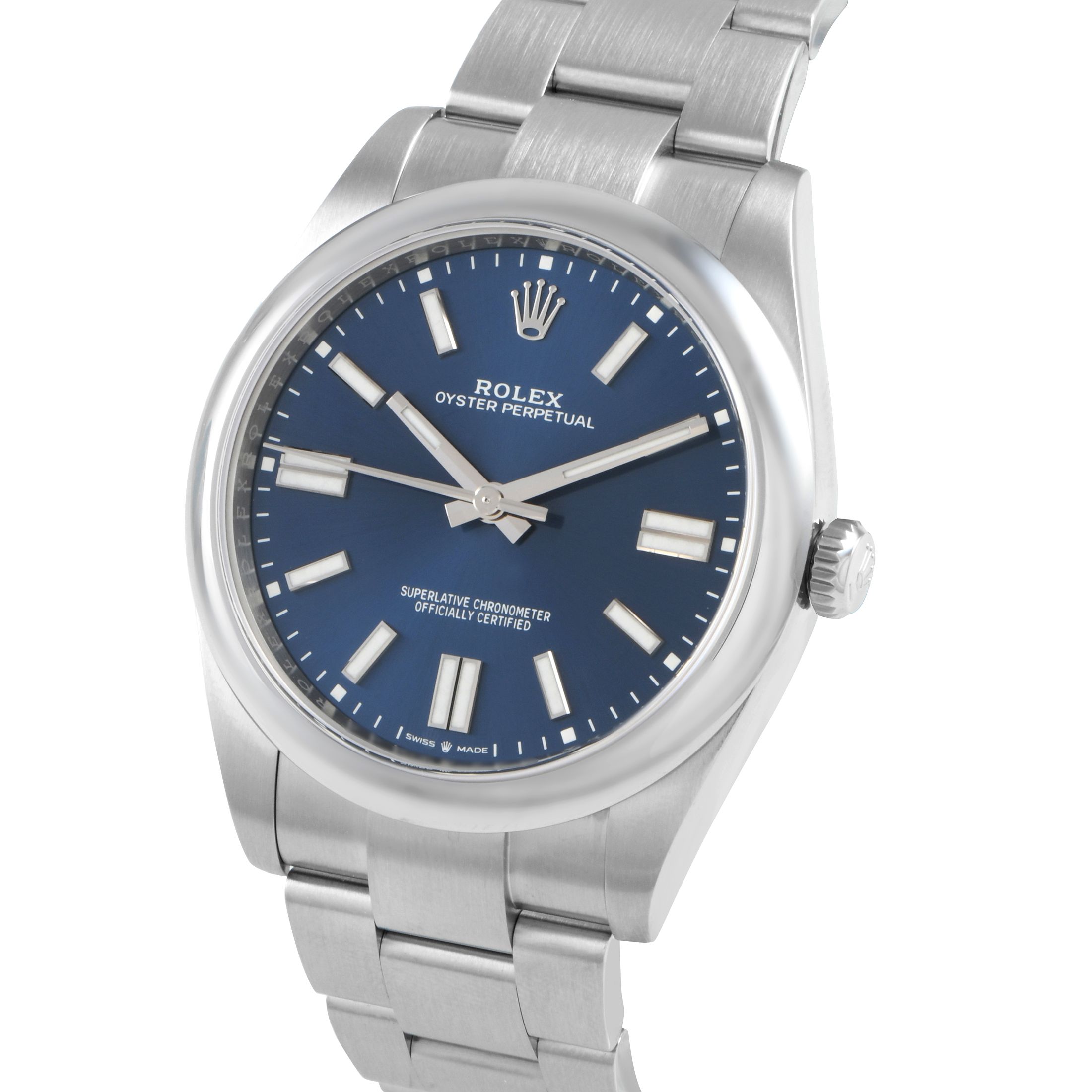 Rolex Oyster Perpetual 41 Blue Dial Watch 124300