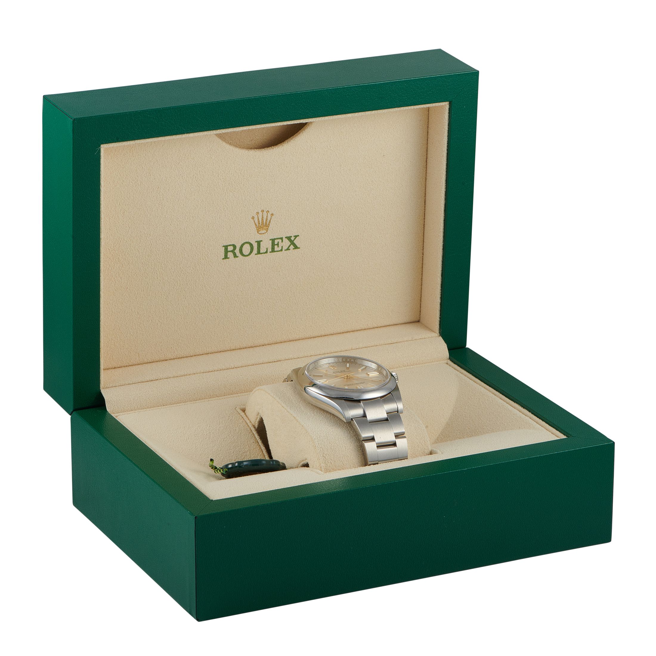 Rolex Oyster Perpetual 41 Silver Dial Watch 124300