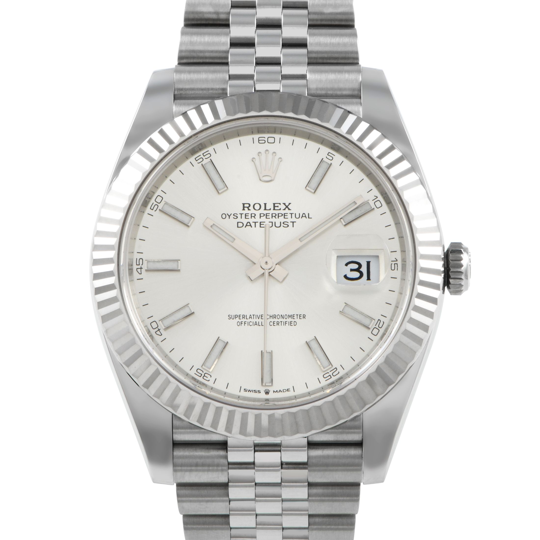 Rolex Datejust 41 Silver Dial Watch 126334