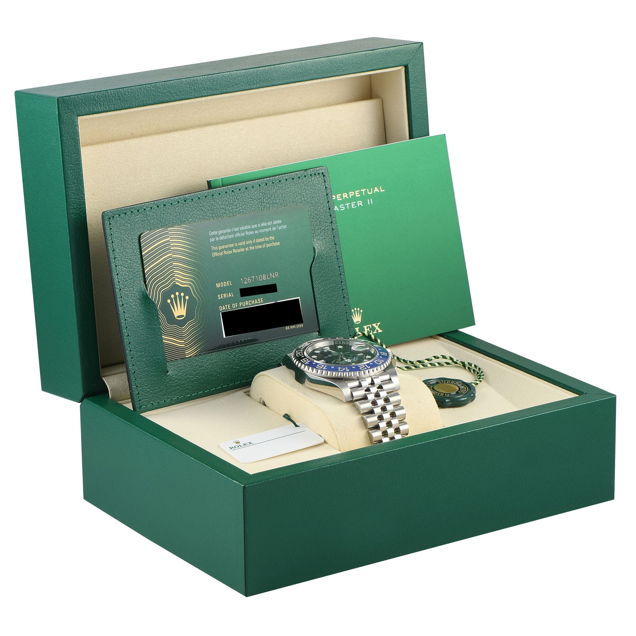 Rolex GMT-Master II Watch 126710BLNR