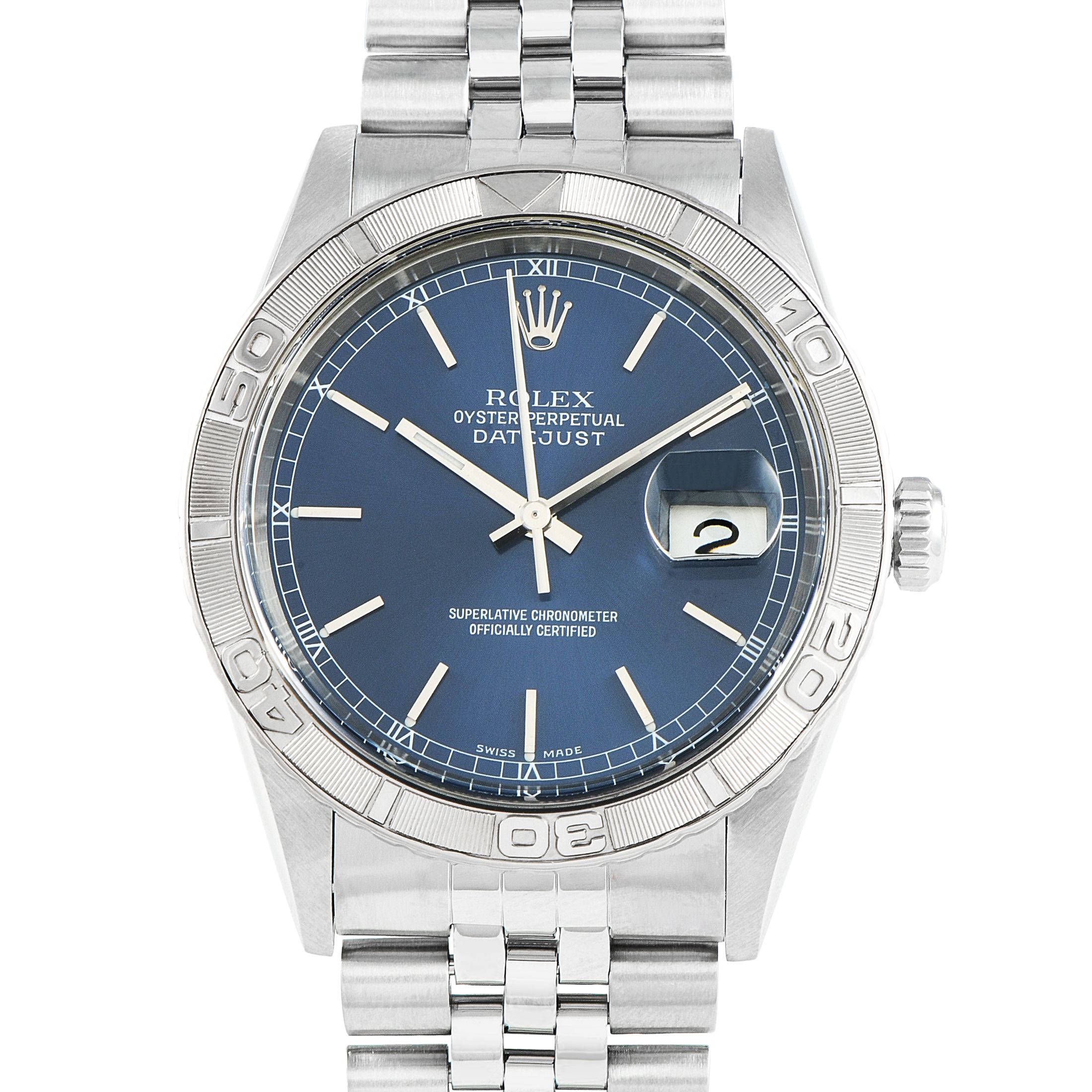 Rolex Datejust Turn-O-Graph Watch 16264