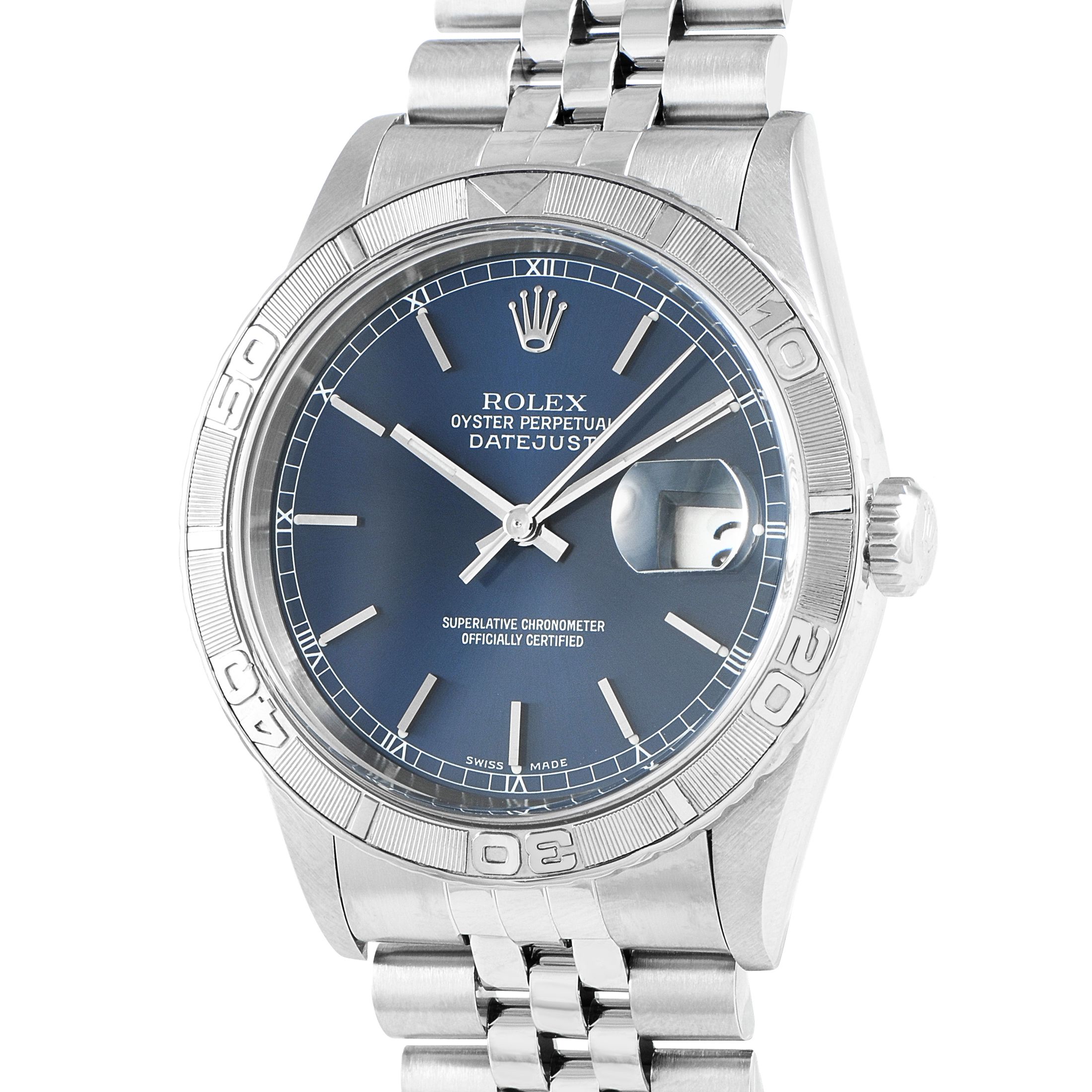 Rolex Datejust Turn-O-Graph Watch 16264