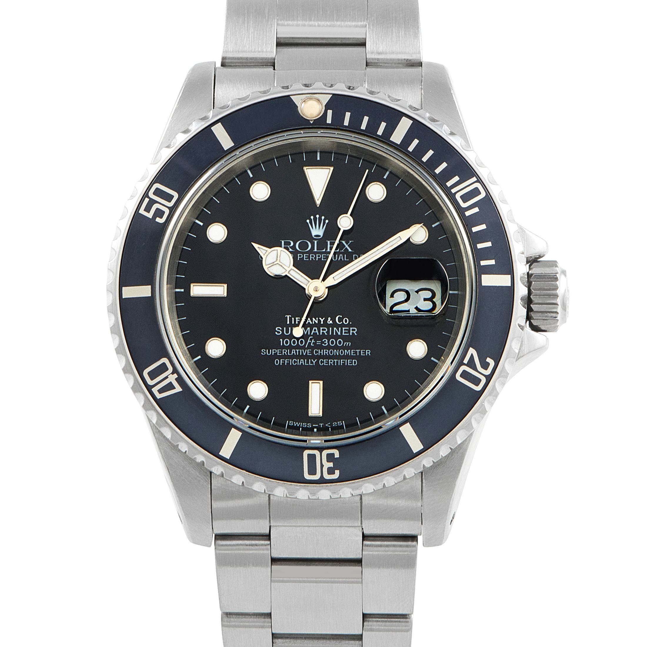 Rolex Submariner Date Tiffany & Co Watch 16610