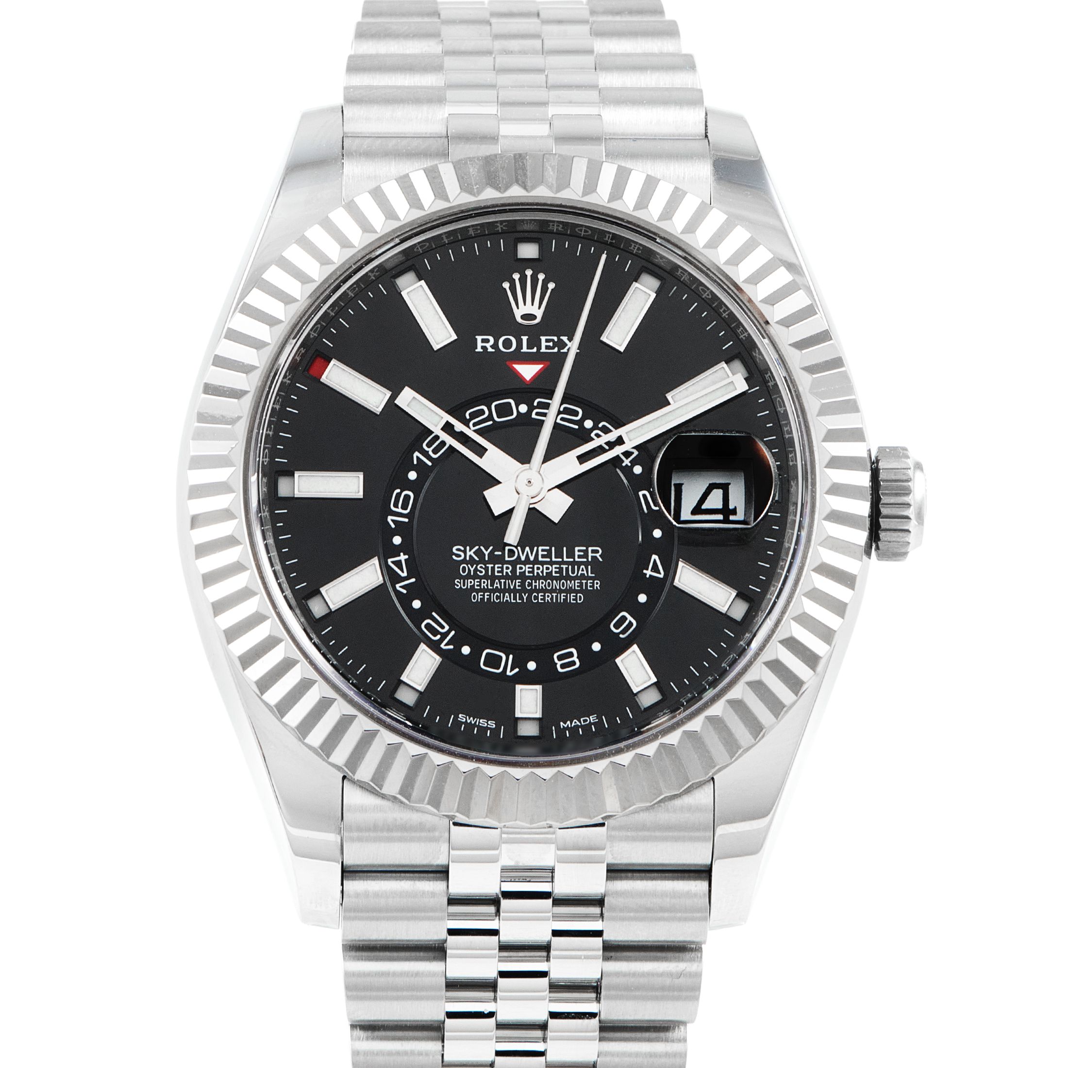 Rolex Sky-Dweller Black Dial Watch 326934
