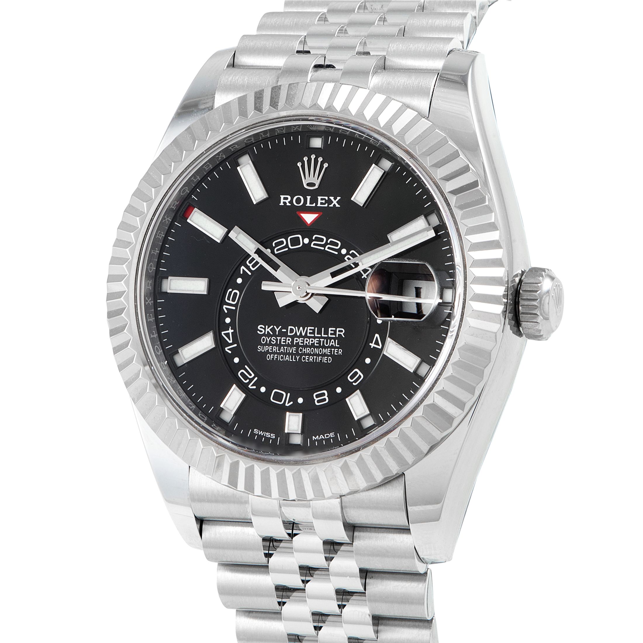 Rolex Sky-Dweller Black Dial Watch 326934