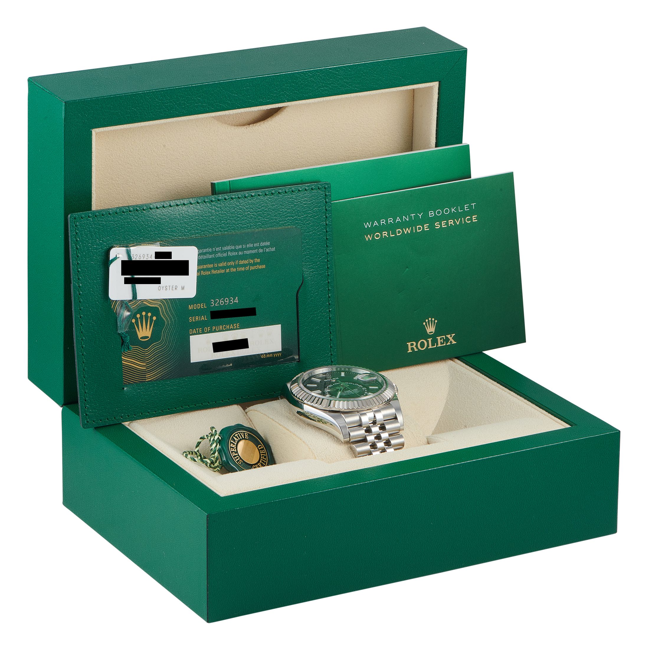 Rolex Sky-Dweller Black Dial Watch 326934