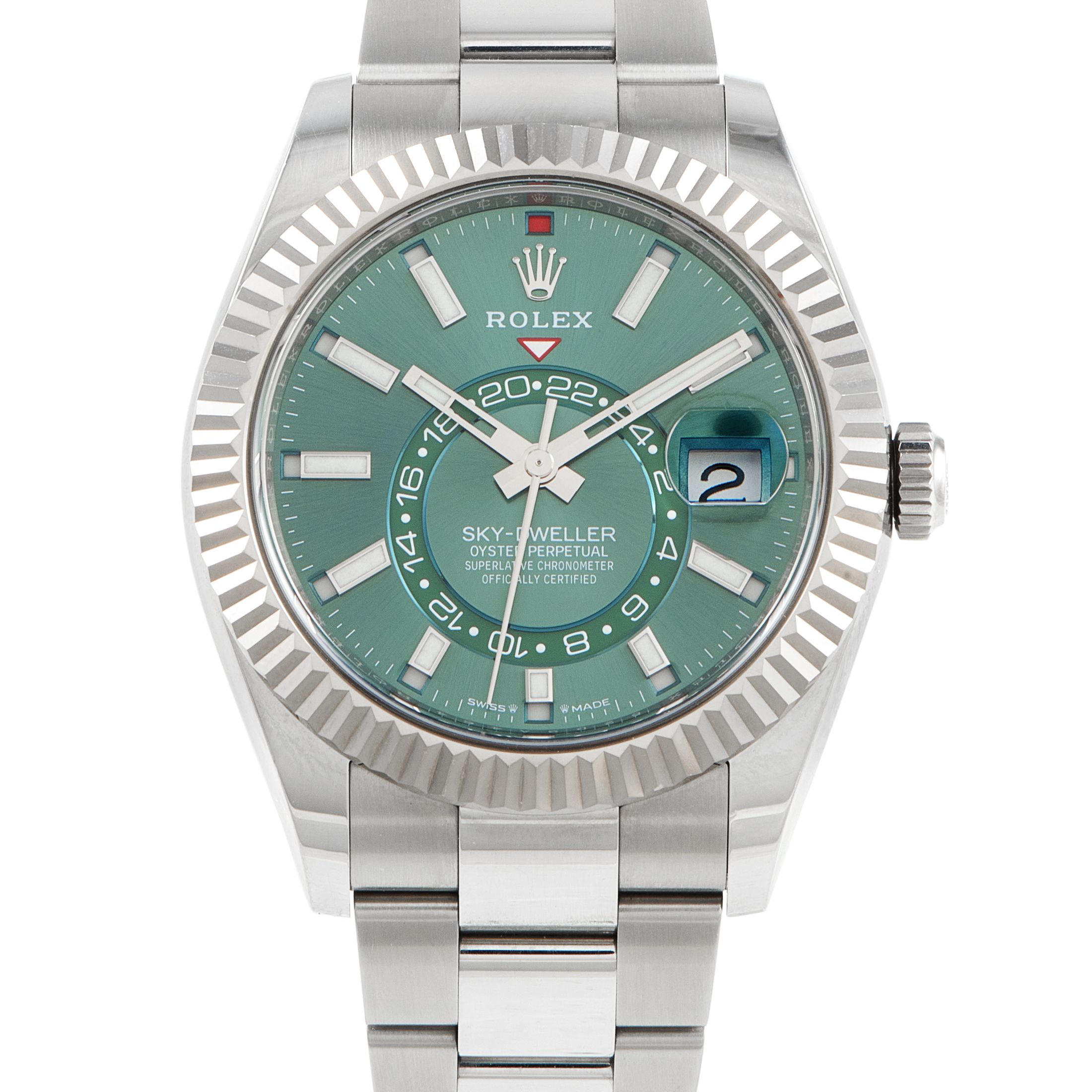 Rolex Sky-Dweller Mint Green Dial Watch 336934