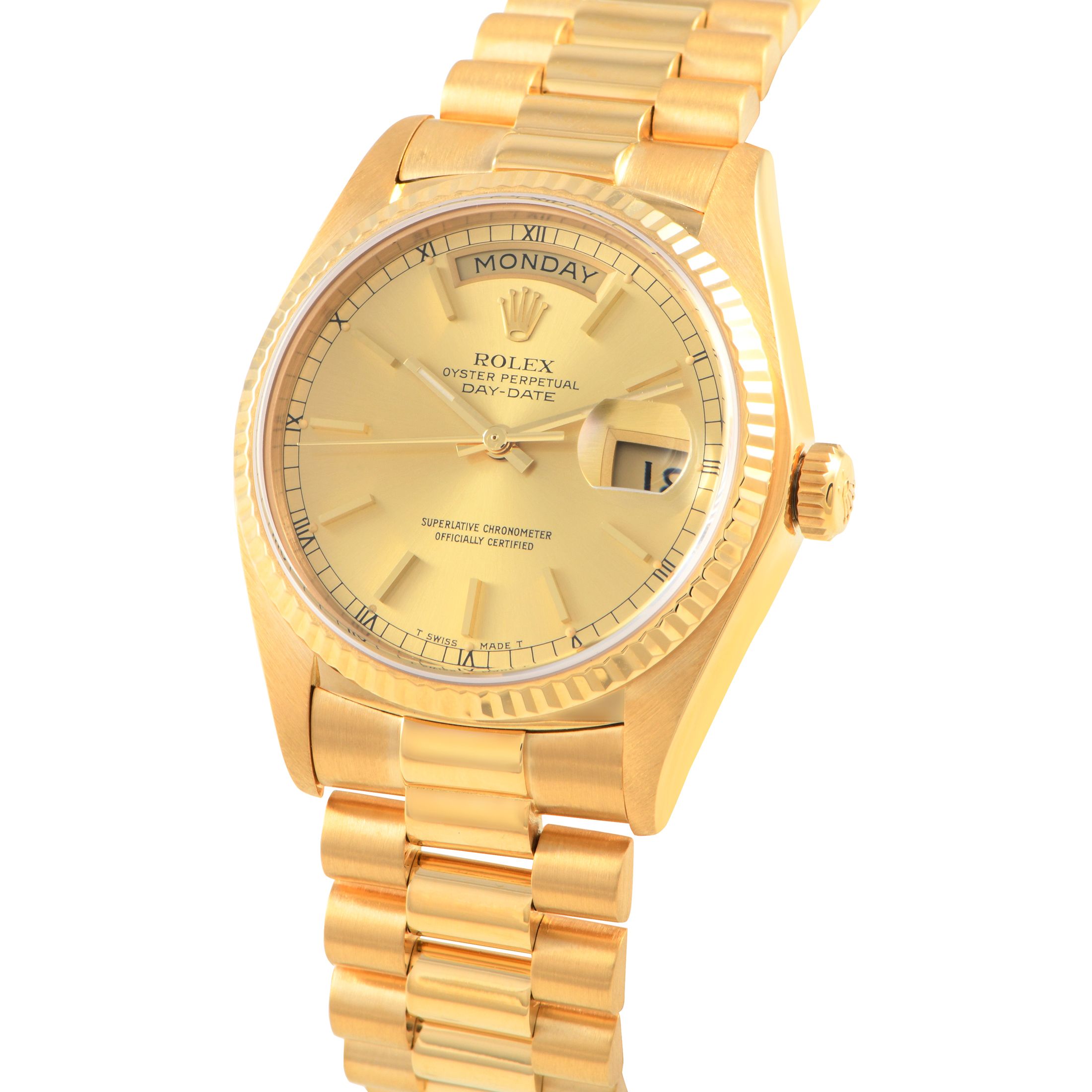 Rolex Day-Date 36 Champagne Dial Watch M18038