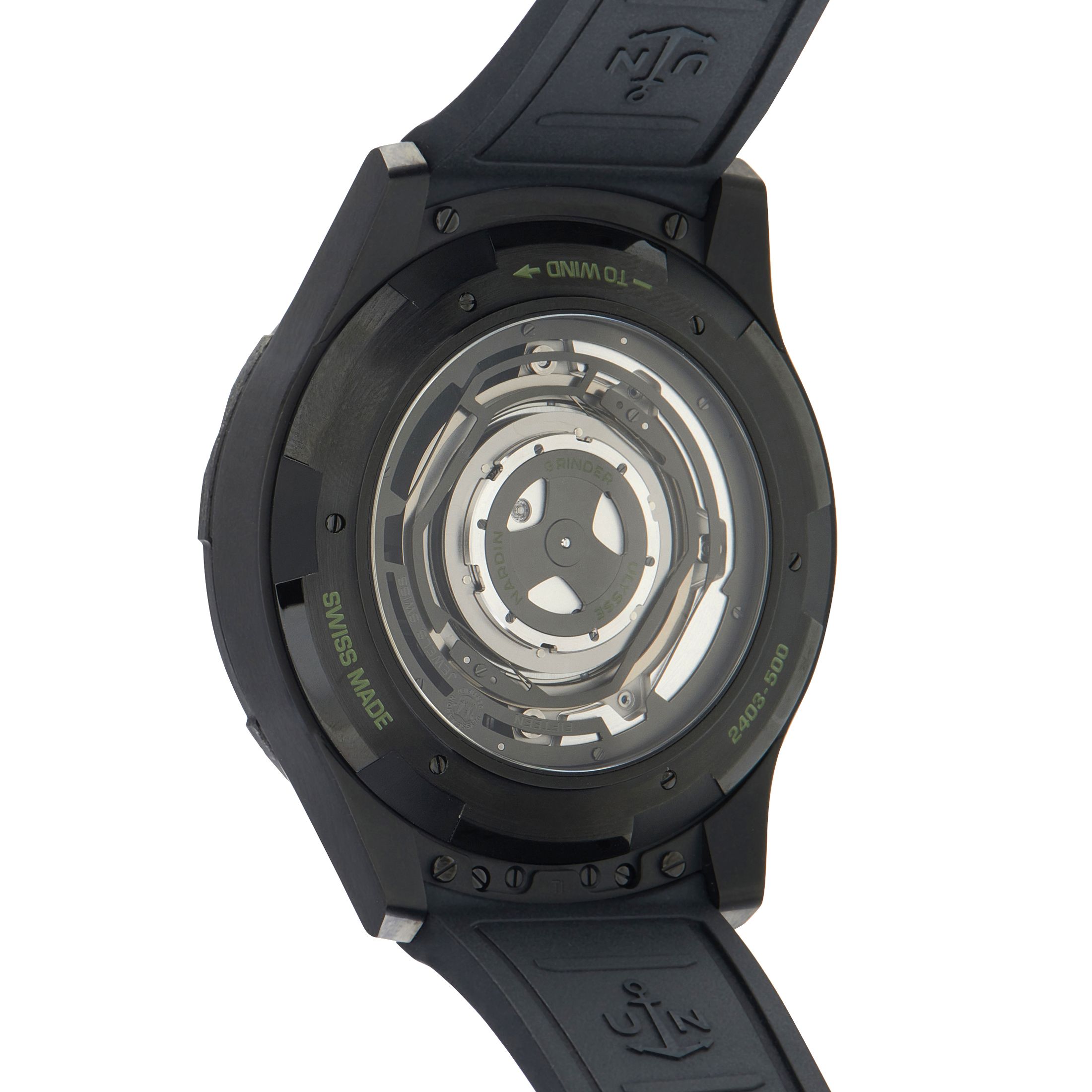 Ulysse Nardin Freak One Ops Khaki Green Titanium Watch 2403-500-8A/3A
