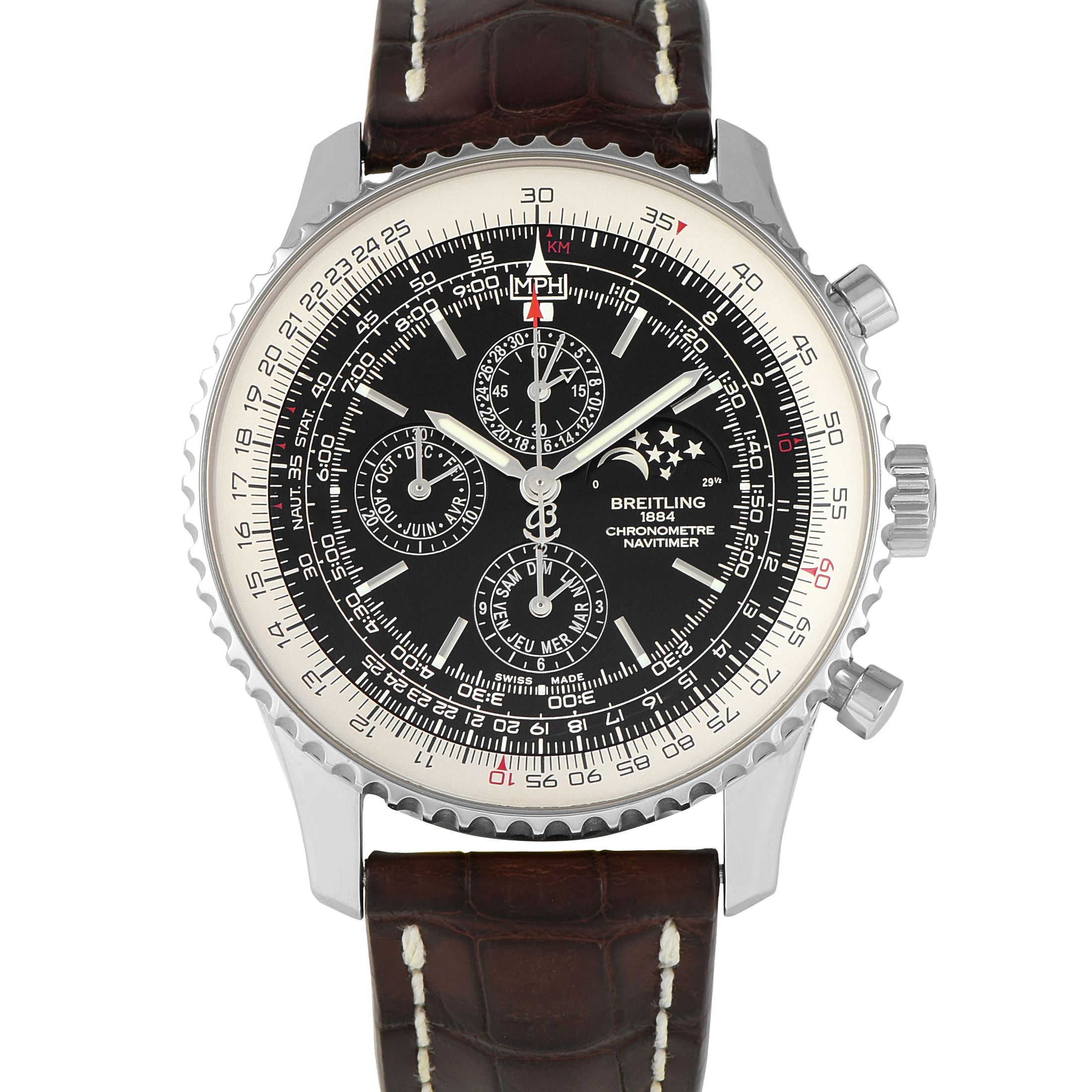 Breitling Navitimer 1461 Triple Calendar Watch A19380