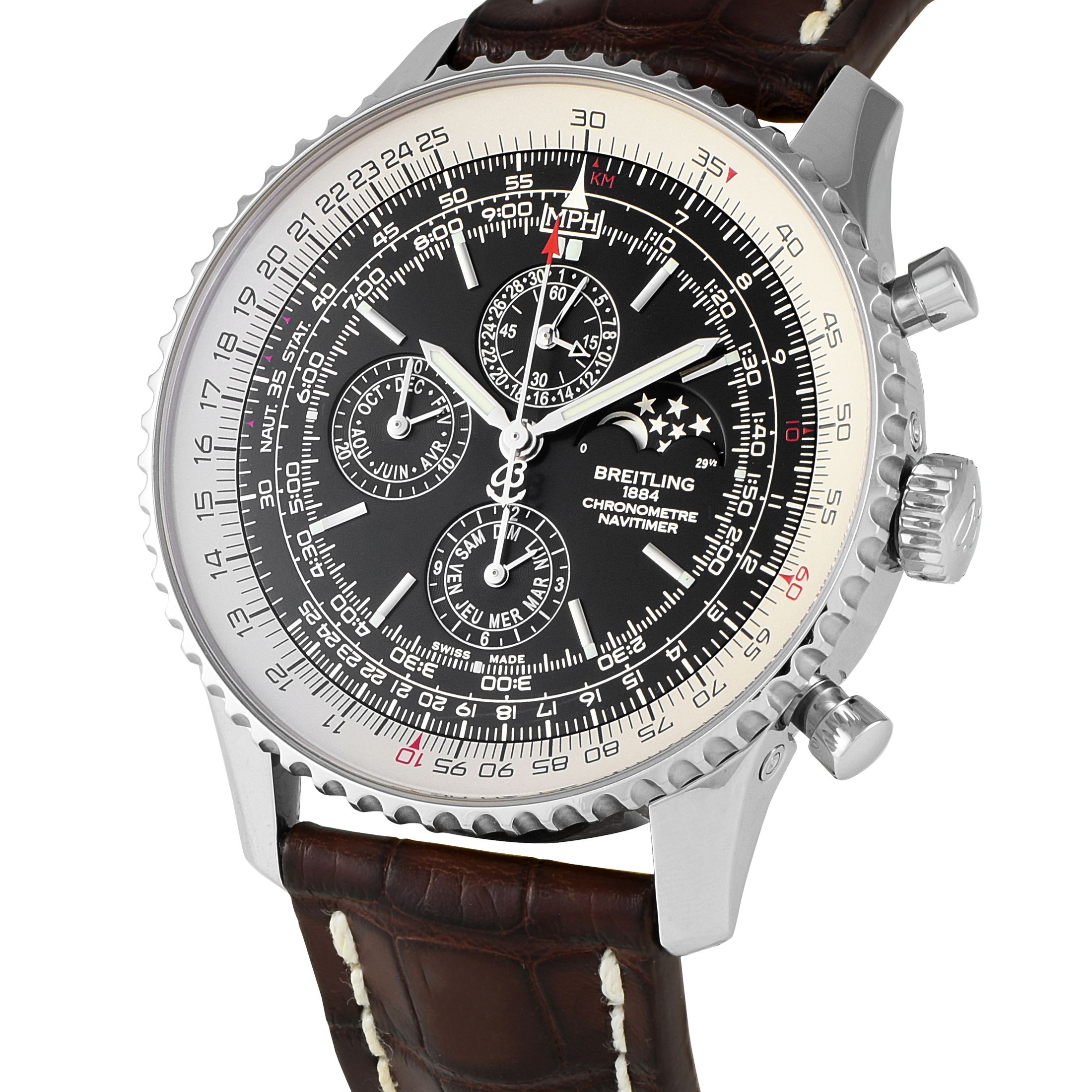 Breitling Navitimer 1461 Triple Calendar Watch A19380