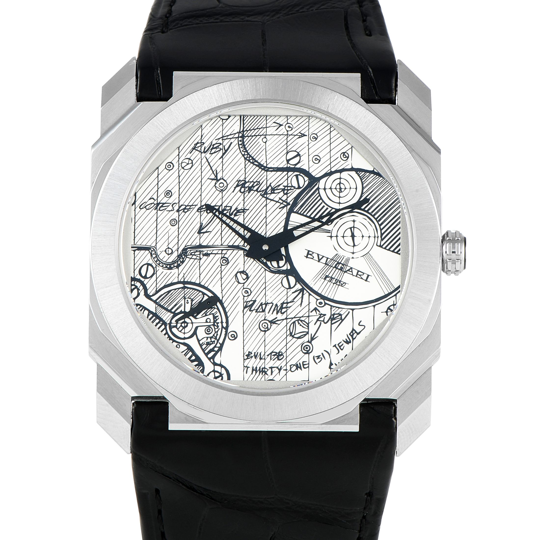Bvlgari Octo Finissimo Sketch Dial Limited Edition Automatic Watch 104163