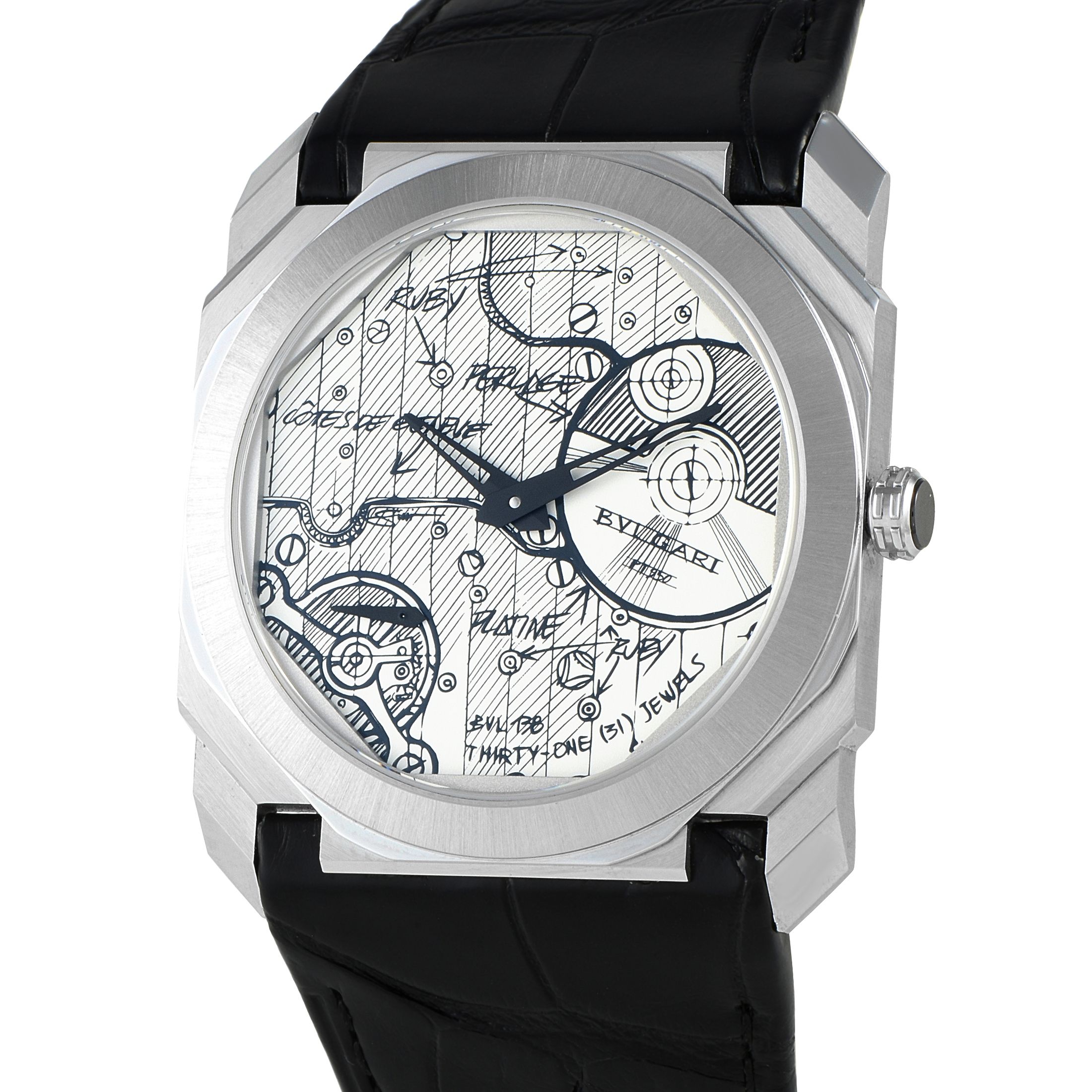 Bvlgari Octo Finissimo Sketch Dial Limited Edition Automatic Watch 104163