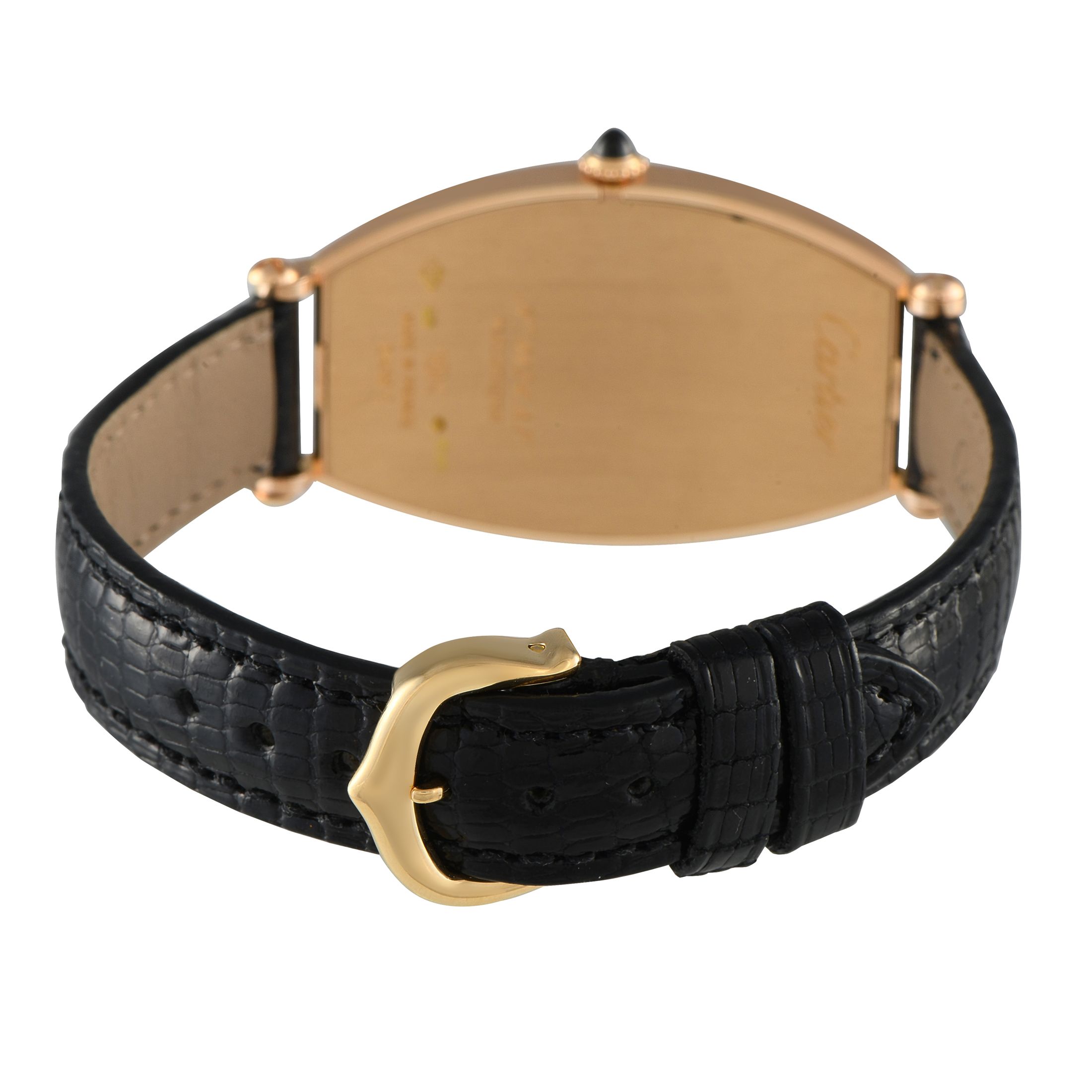 Cartier Tonneau Cintree Yellow Gold Watch 2458