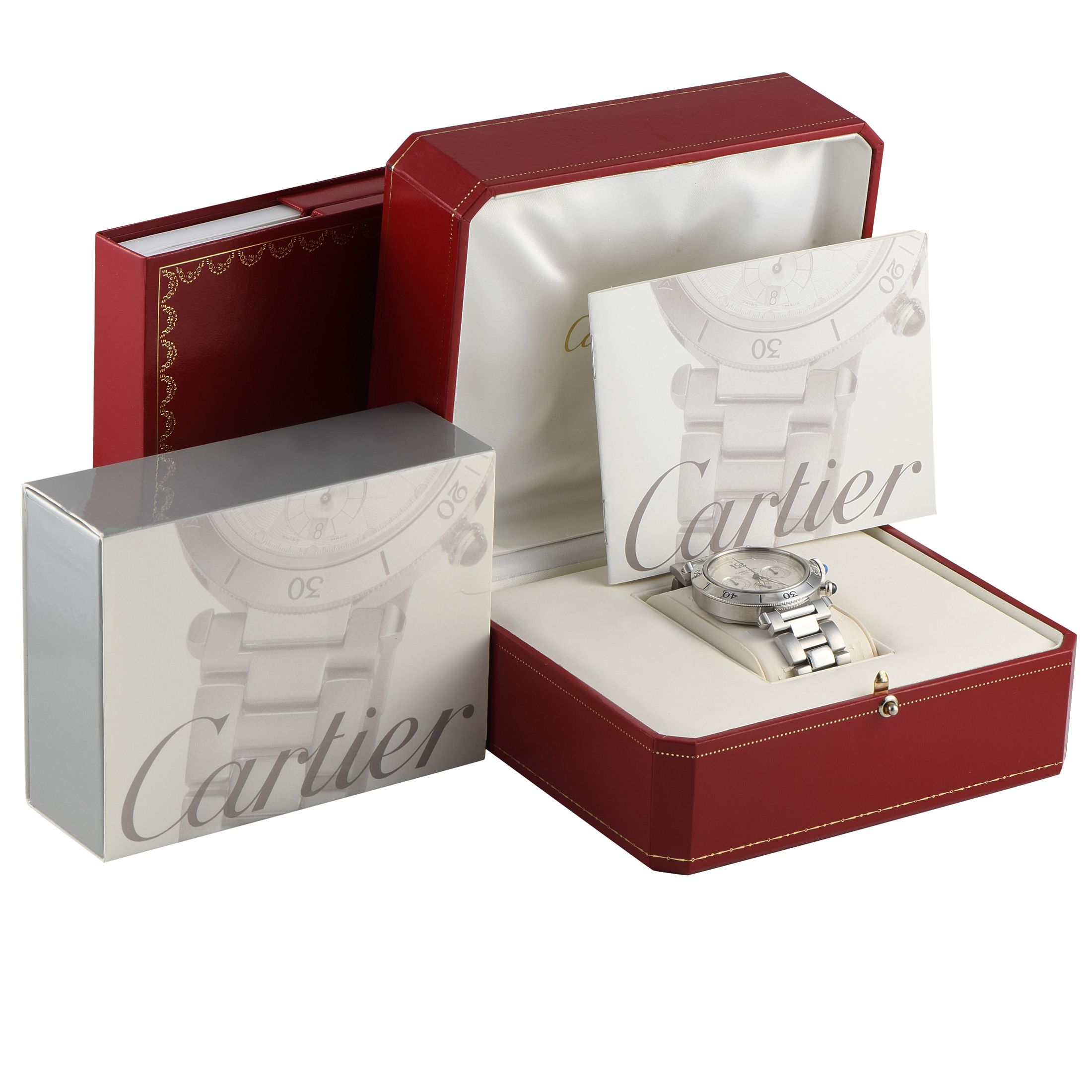 Cartier Pasha Chronograph Watch w31030H3