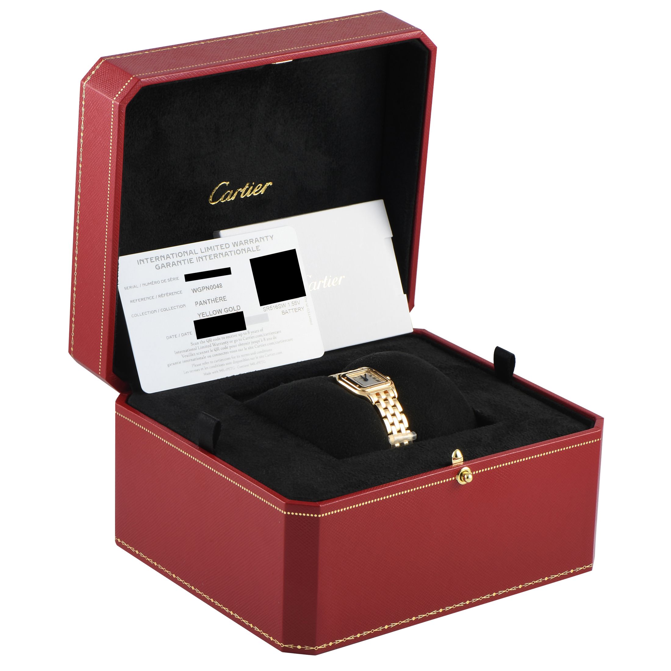 Cartier Panthère Mini 18K Yellow Gold Quartz Watch WGPN0048
