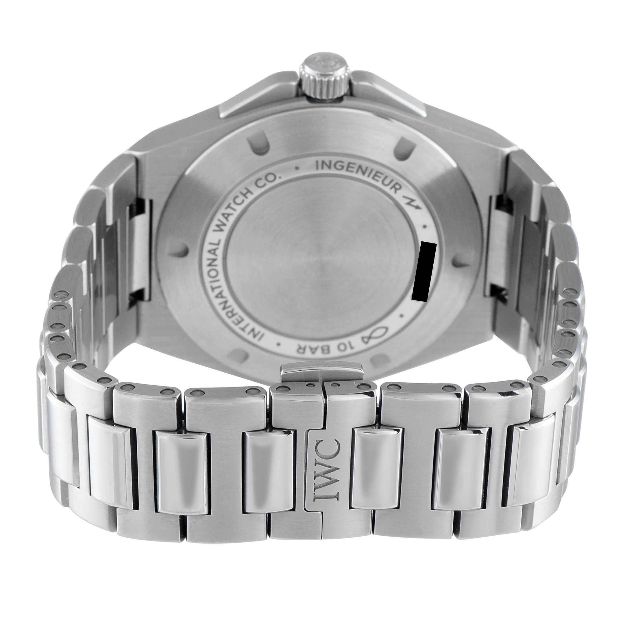 IWC Ingenieur Automatic 40 Aqua Dial Steel Watch IW328903