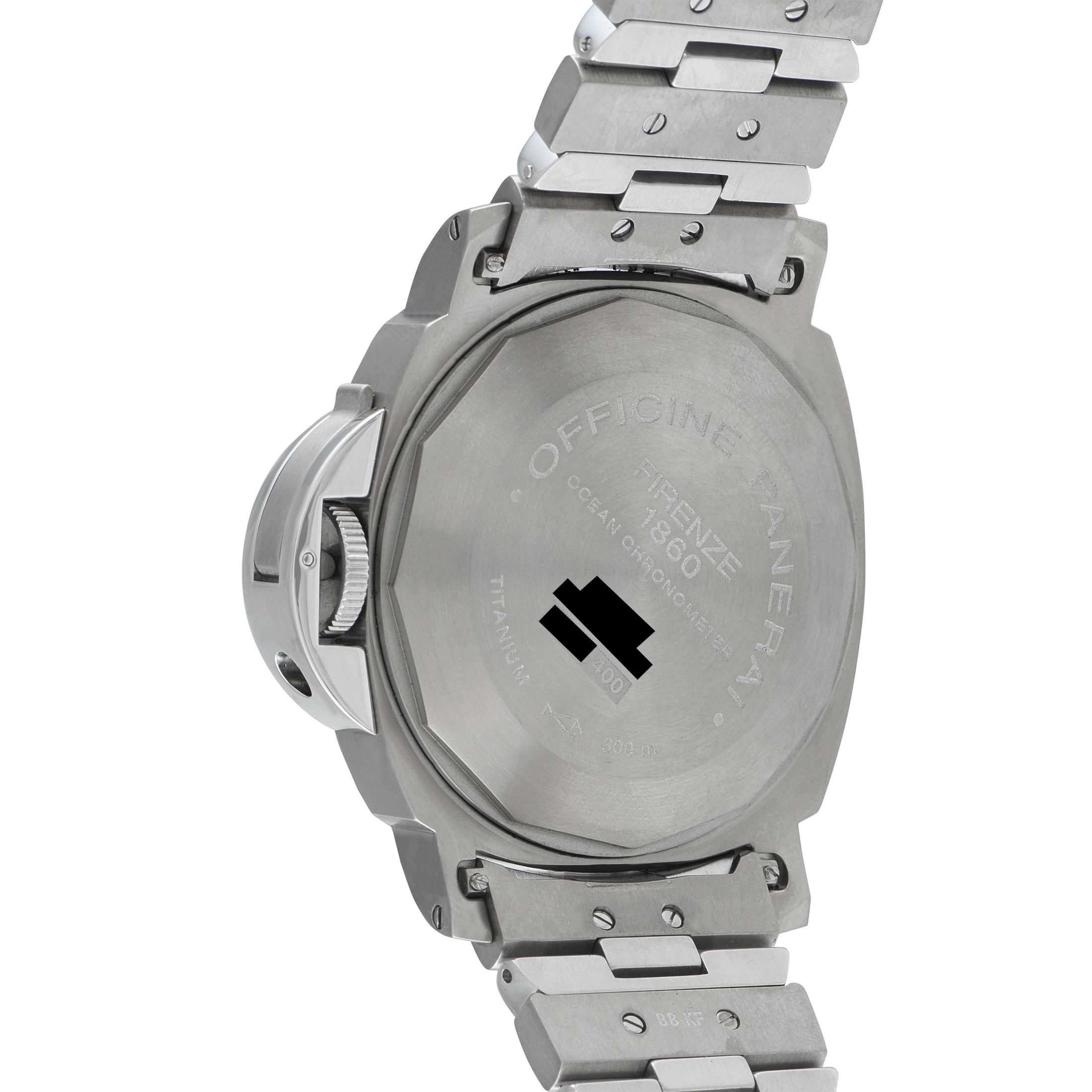 Officine Panerai Luminor GMT Titanium and Steel Watch PAM00161