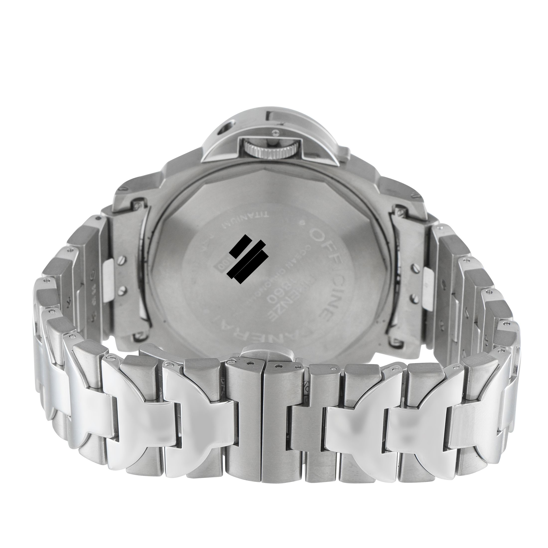 Officine Panerai Luminor GMT Titanium and Steel Watch PAM00161