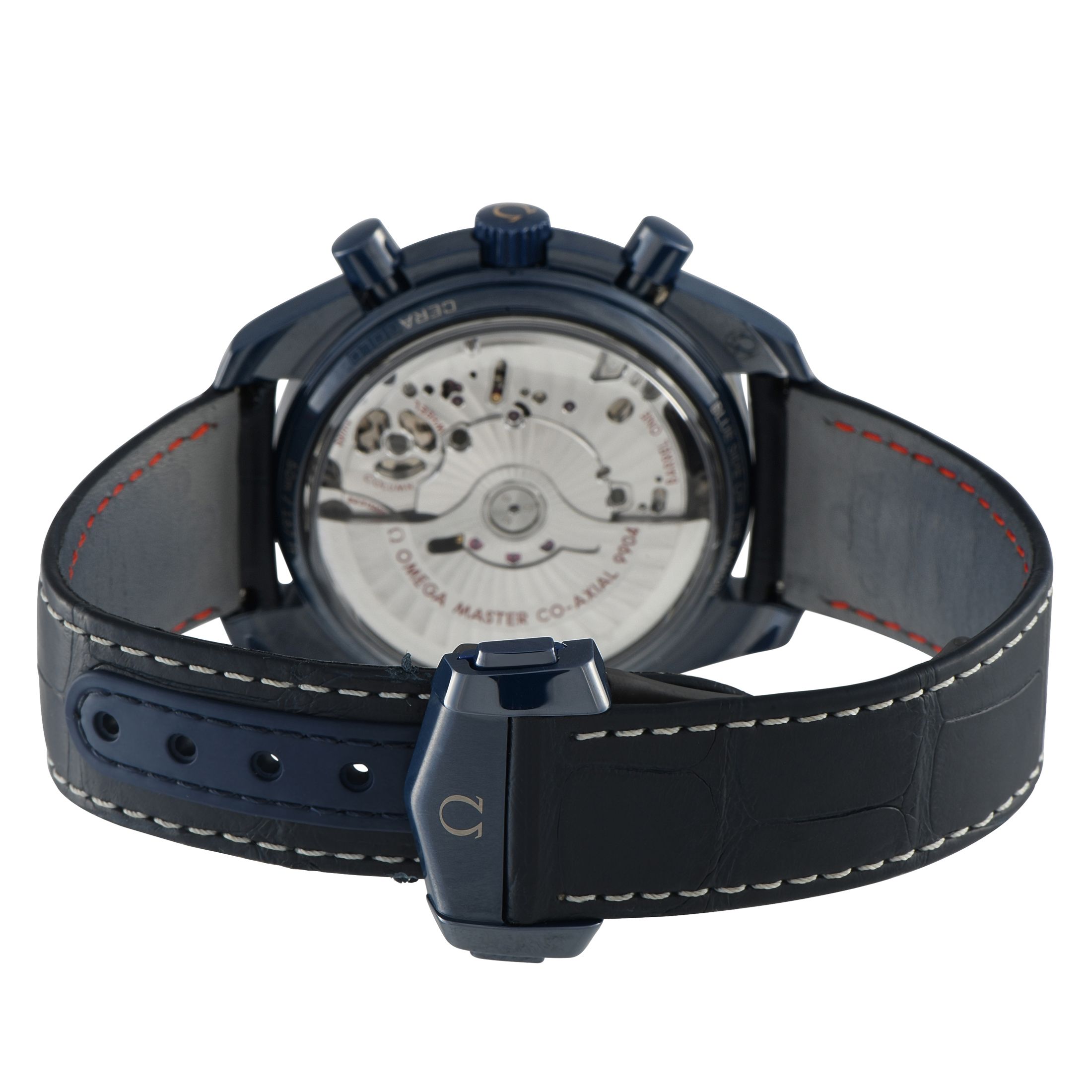 Omega Speedmaster Moonphase Blue Side of the Moon Blue Ceramic Watch 304.93.44.52.03.002