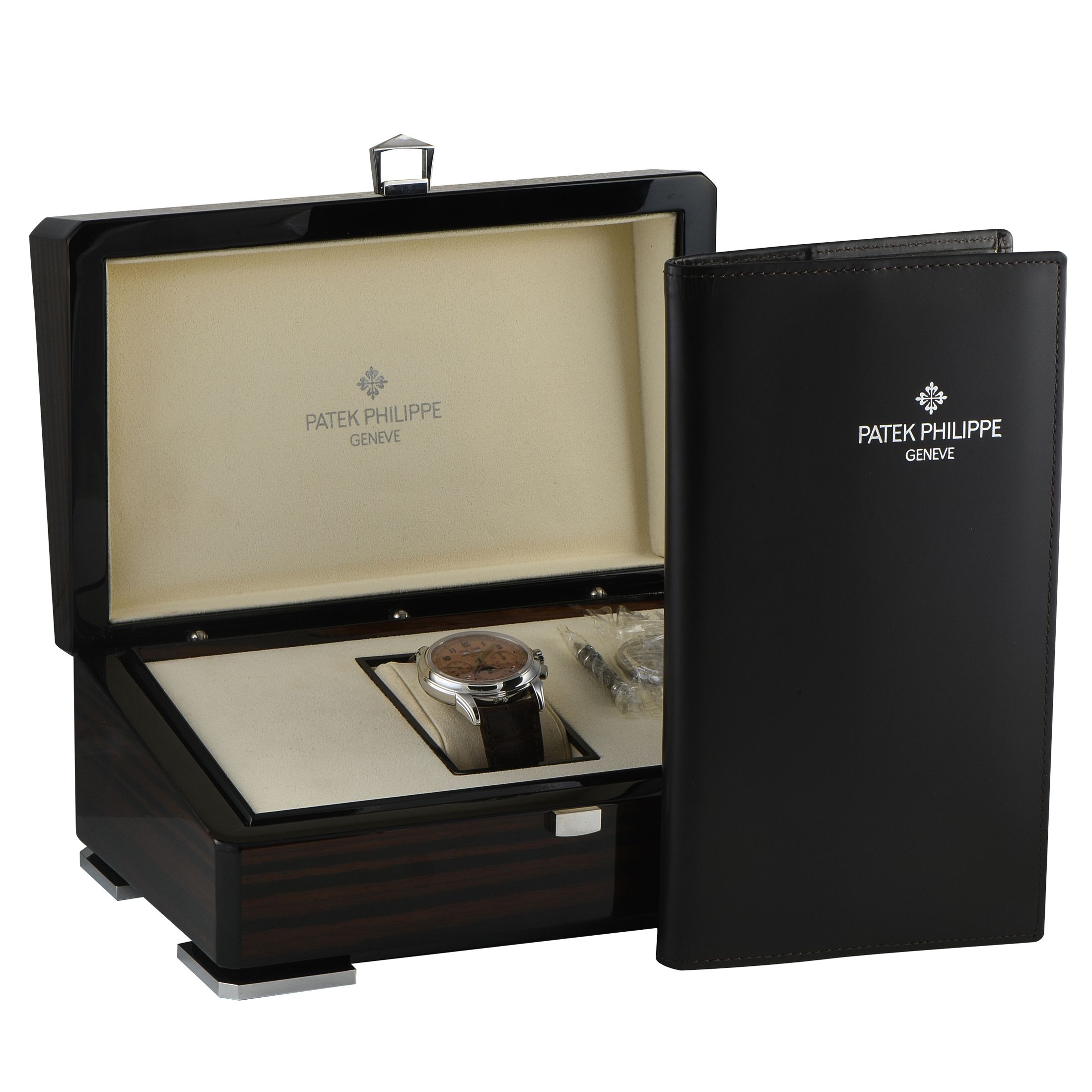 Patek Philippe Grand Complications Perpetual Calendar Chronograph Platinum Watch 5270P