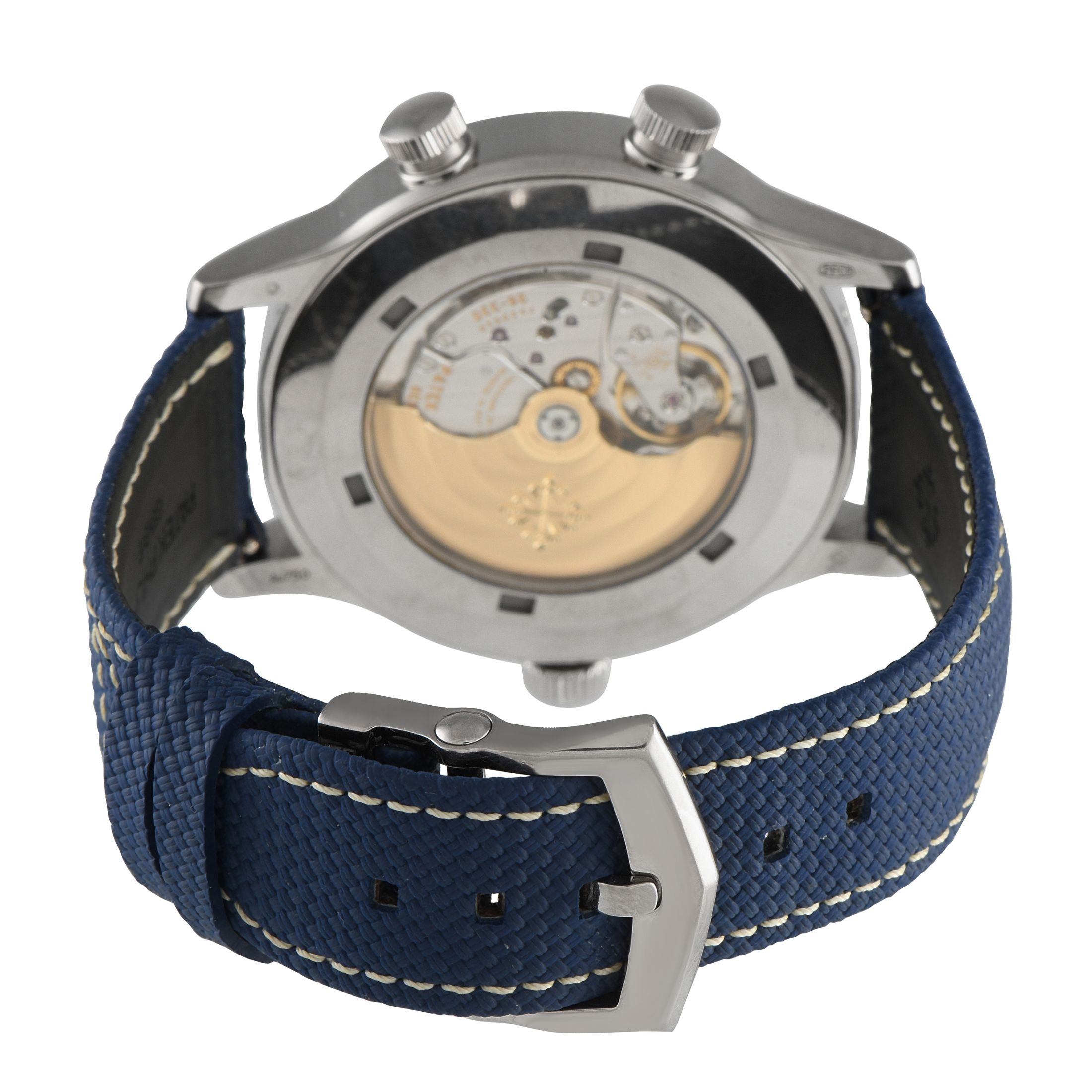 Patek Philippe Pilot Travel Time 18K White Gold Watch 5524G-001