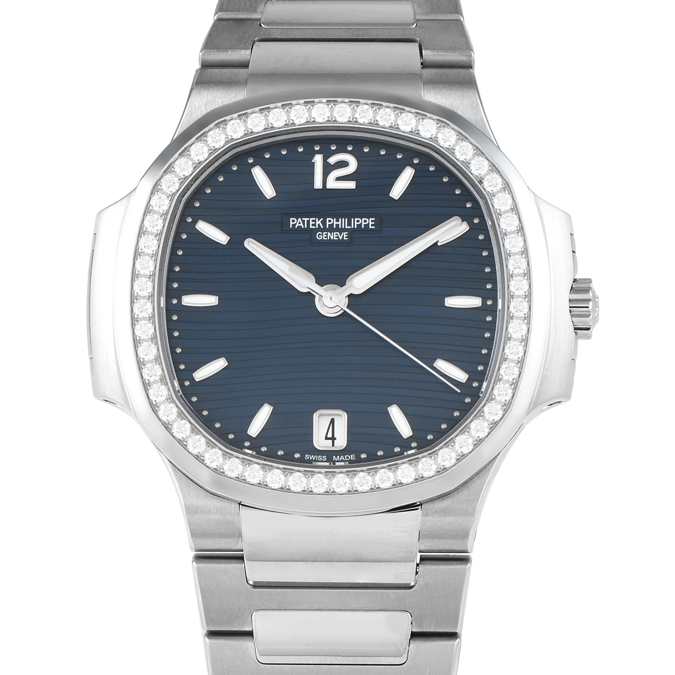 Patek Philippe Nautilus Diamond Bezel Ladies Watch 7118/1200A-001
