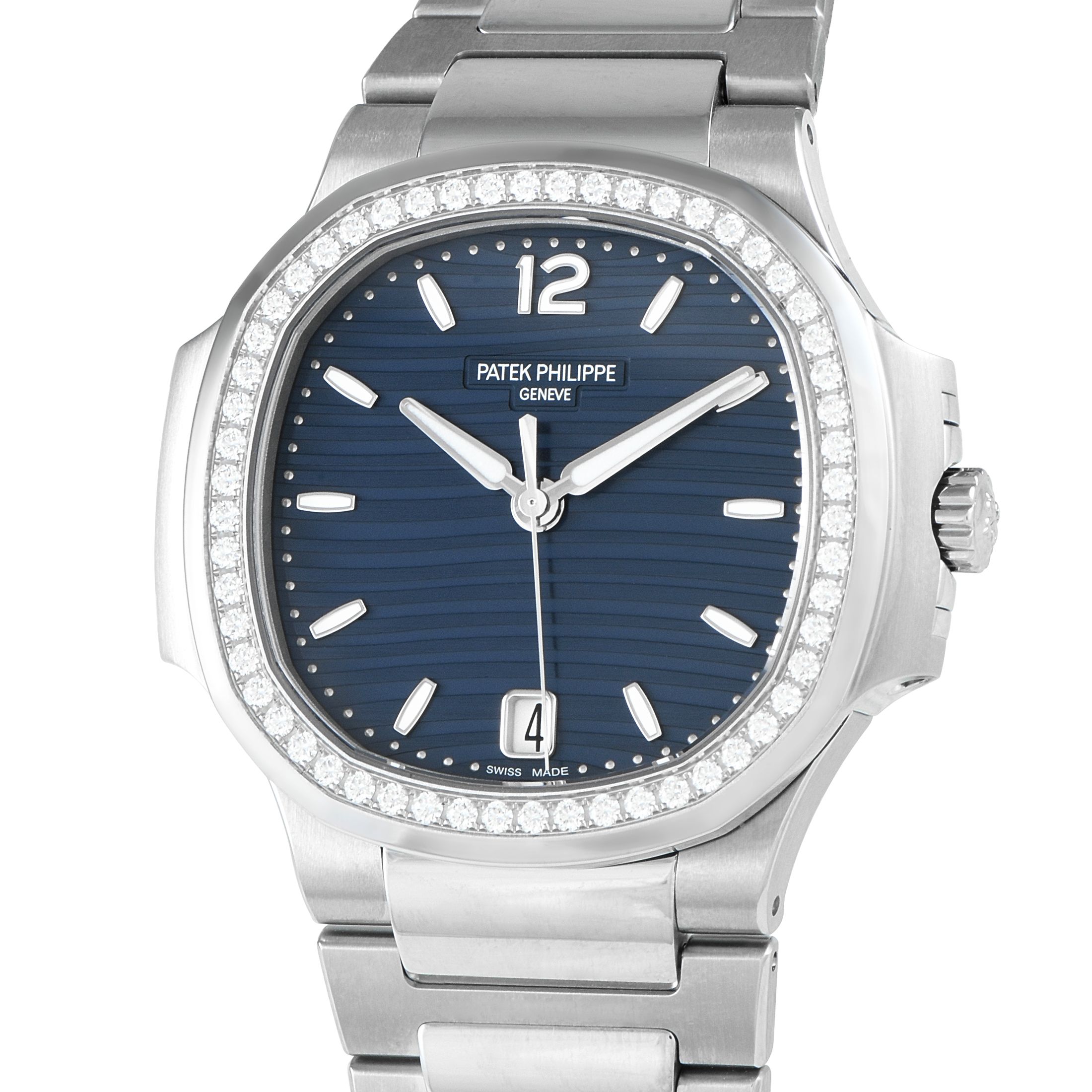 Patek Philippe Nautilus Diamond Bezel Ladies Watch 7118/1200A-001