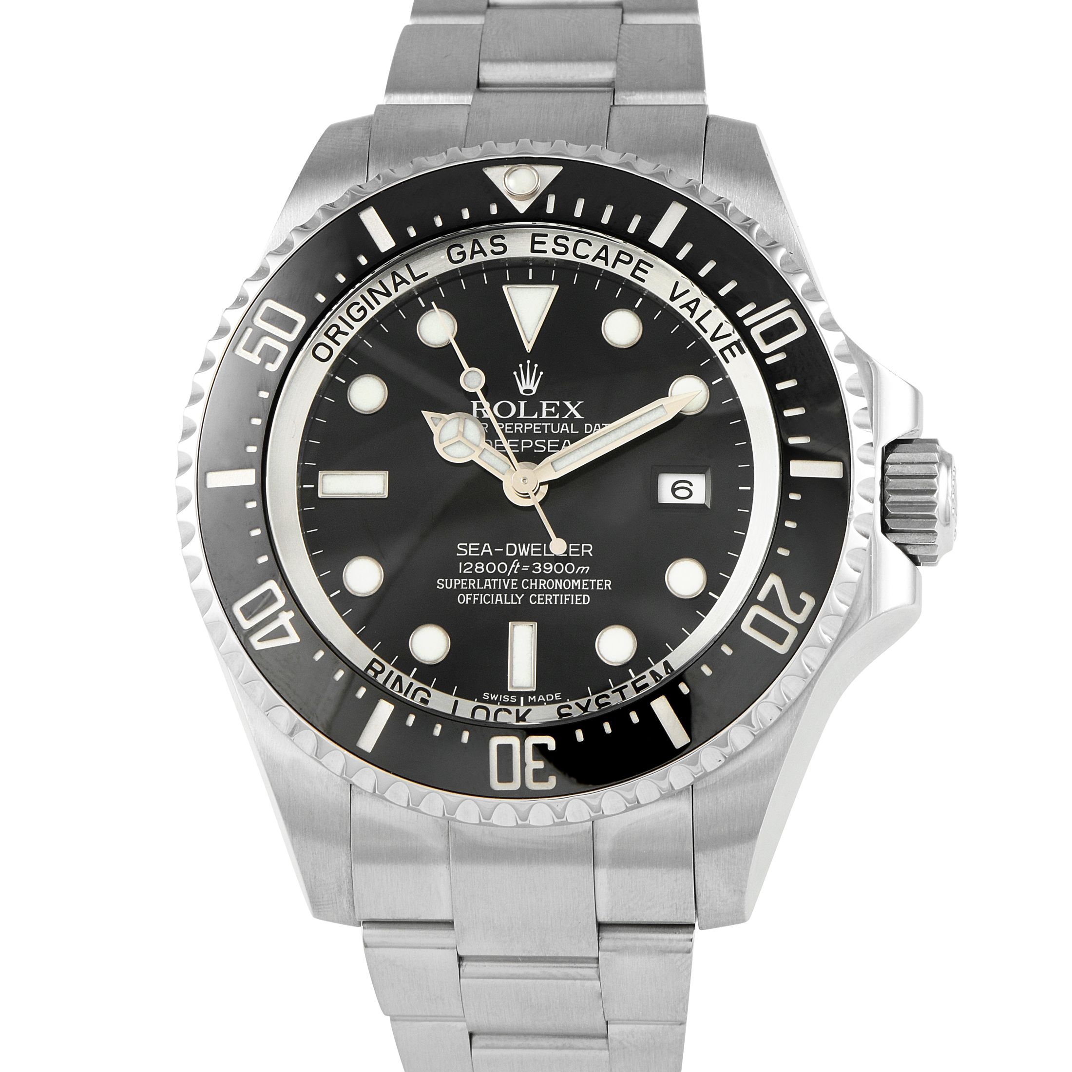 Rolex Deepsea Sea-Dweller Black Dial Steel Watch 116660