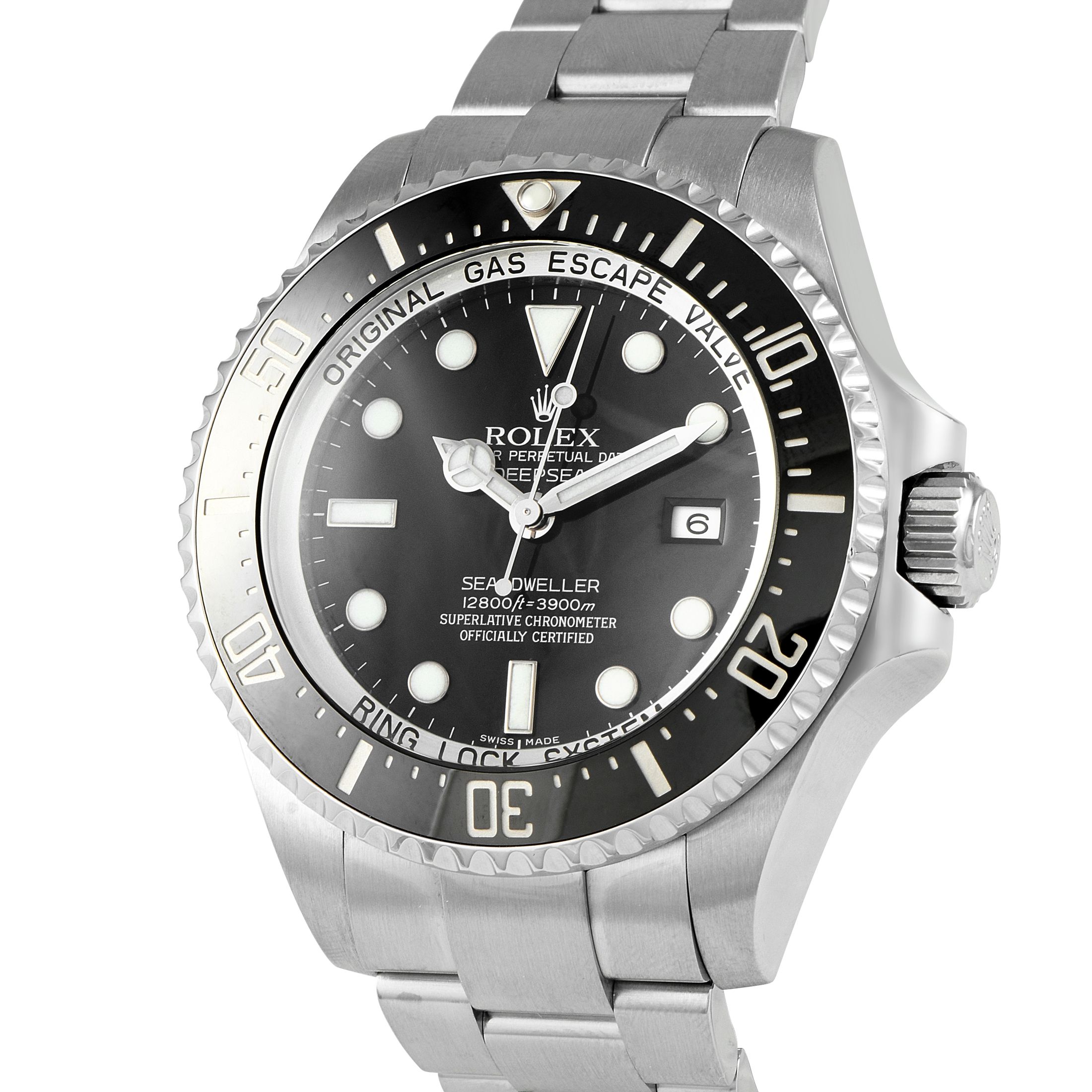 Rolex Deepsea Sea-Dweller Black Dial Steel Watch 116660
