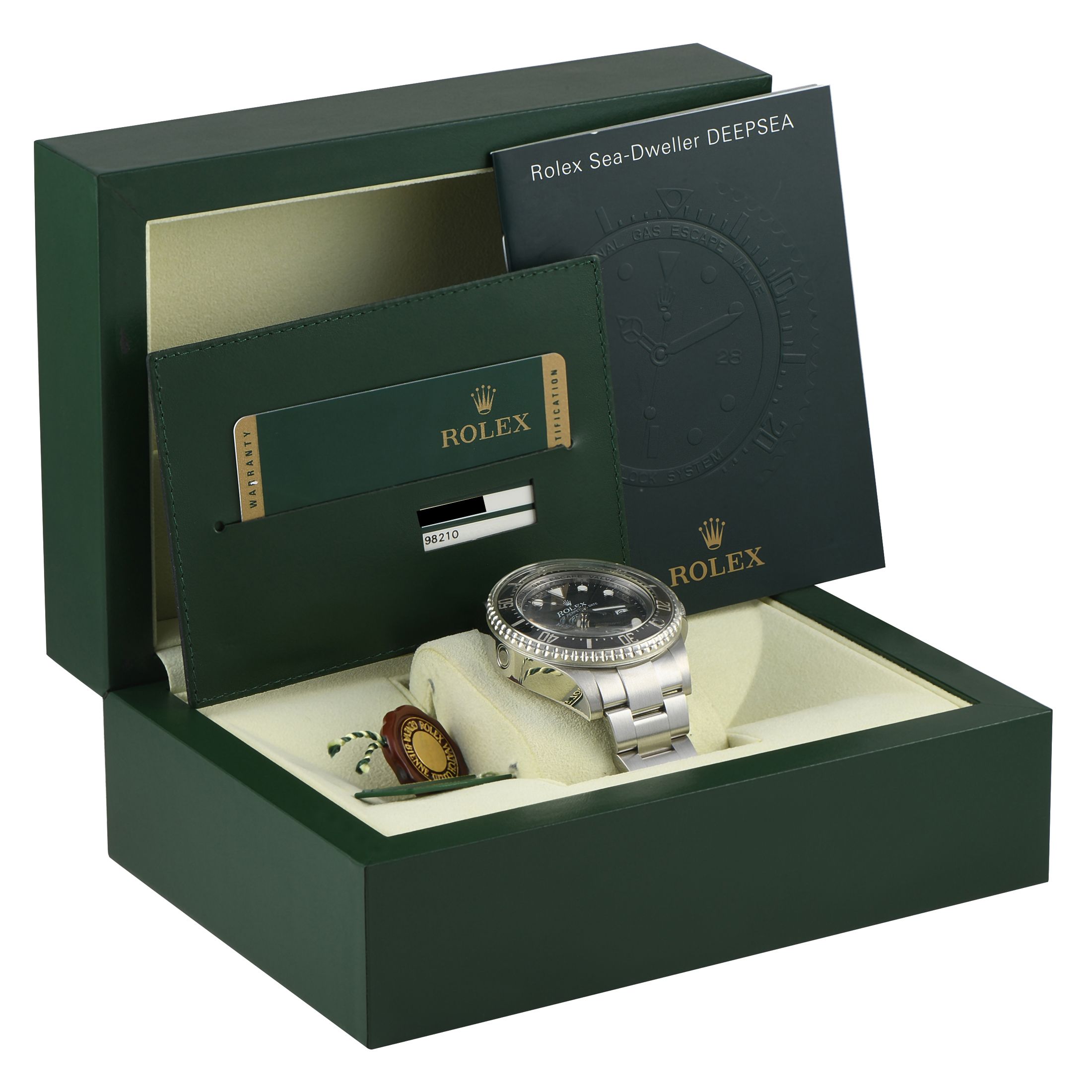 Rolex Deepsea Sea-Dweller Black Dial Steel Watch 116660