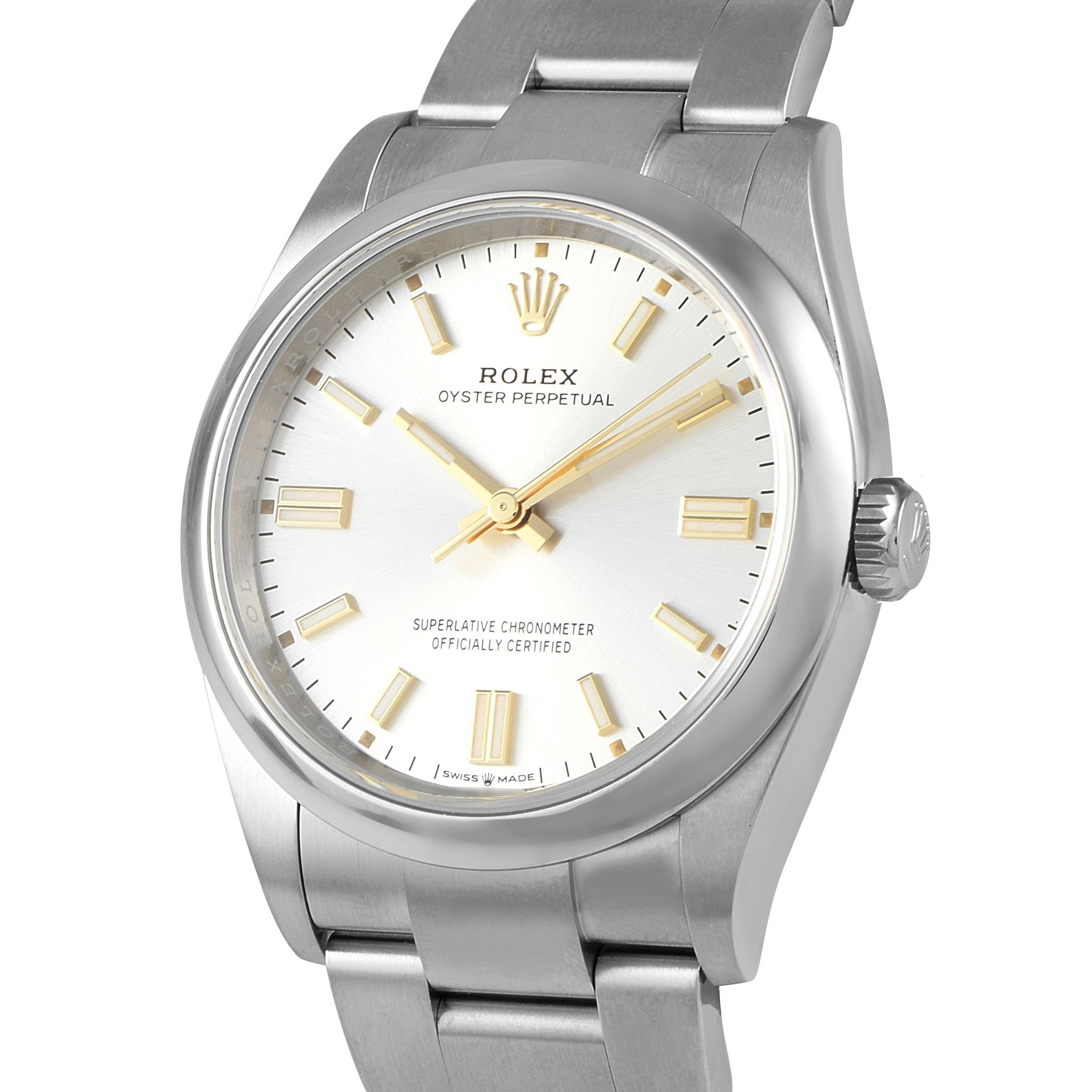 Rolex Oyster Perpetual 36 Silver Dial Watch 126000