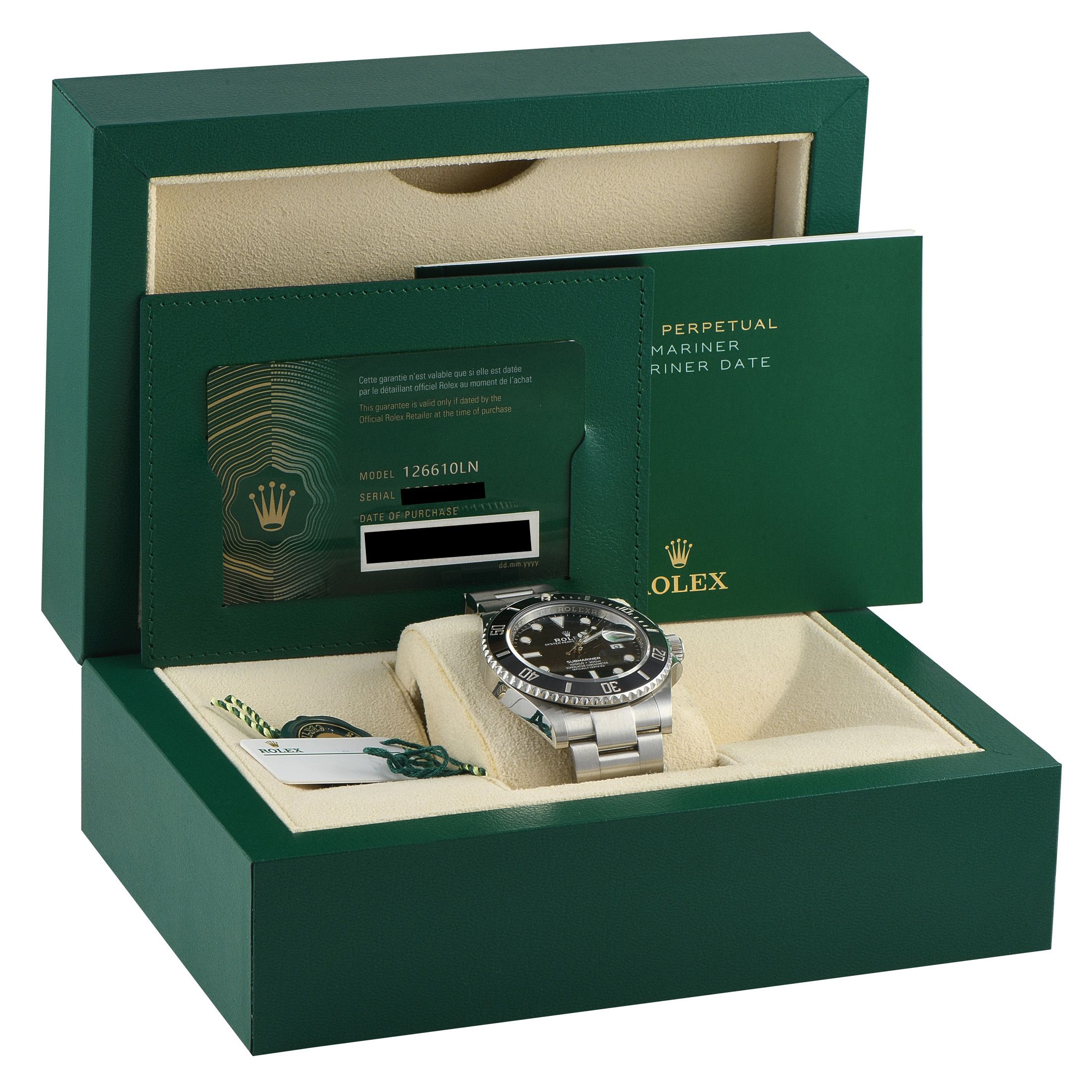 Rolex Submariner Date 41mm Watch 126610LN