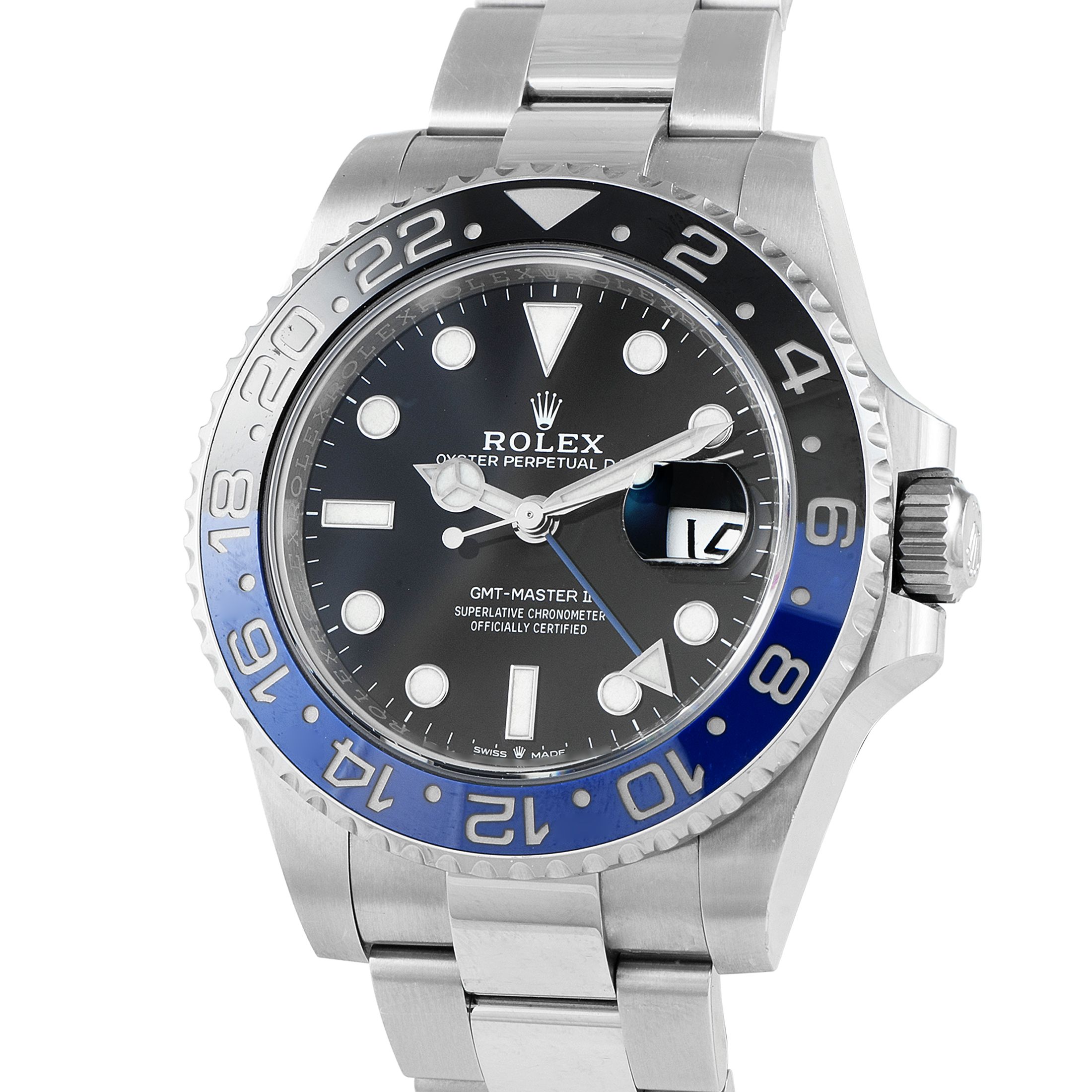 Rolex GMT-Master II Batman Oyster Watch 126710BLNR