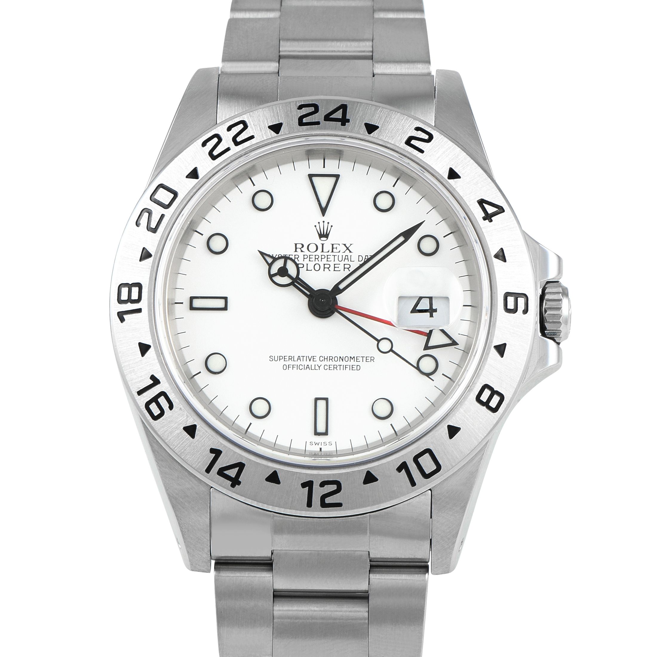 Rolex Explorer II White Dial Watch 16570