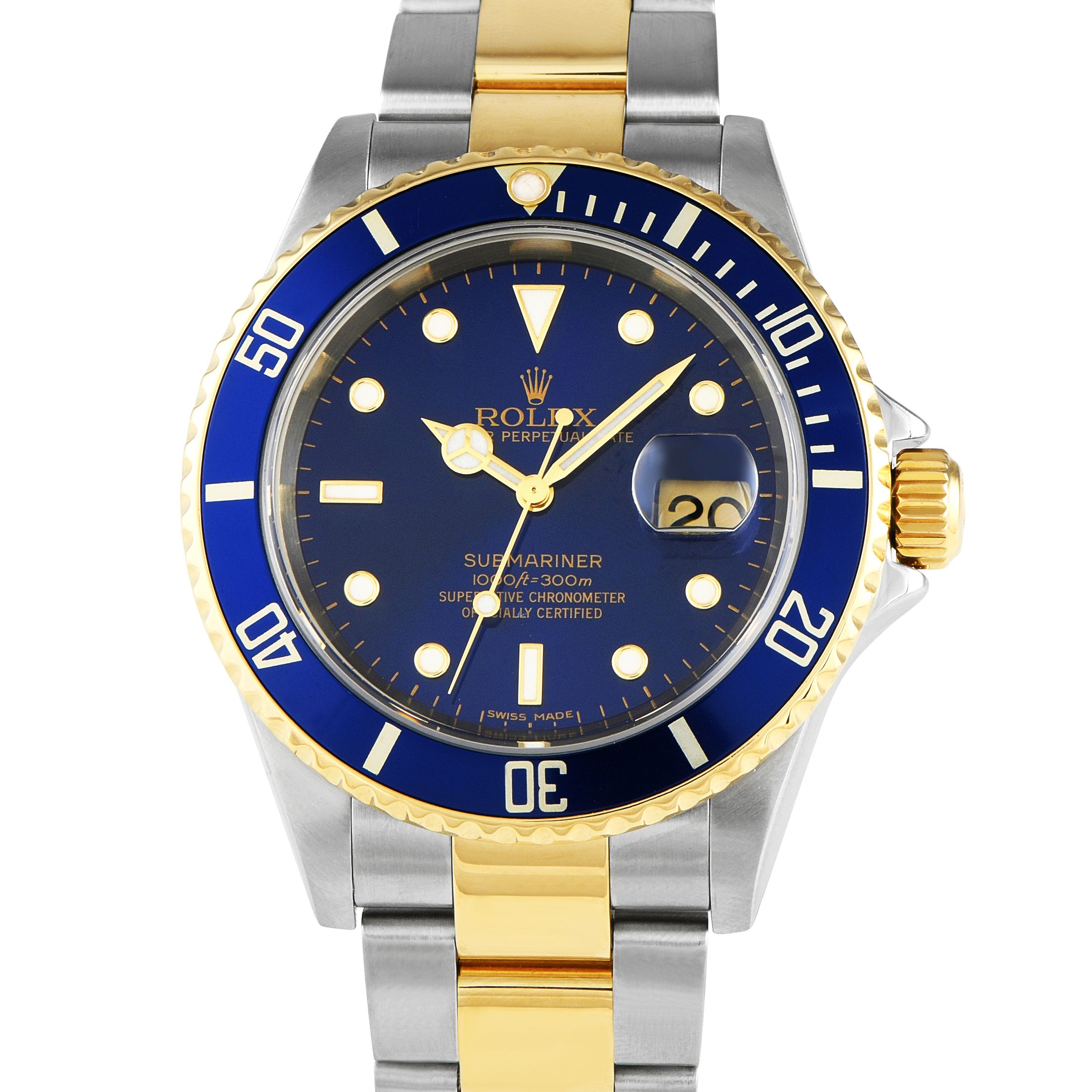 Rolex Submariner Date Two-Tone Oyster Watch 16613LB