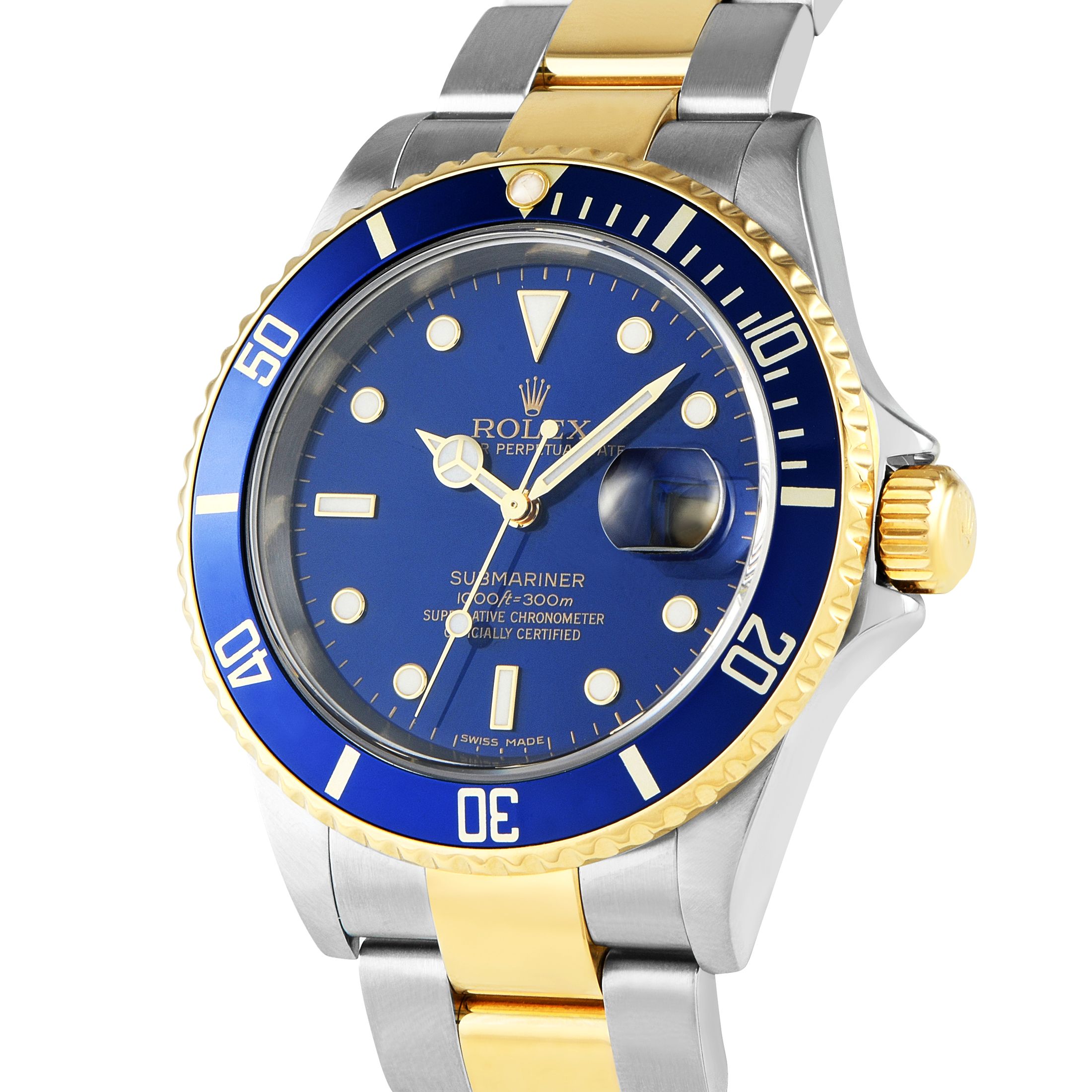Rolex Submariner Date Two-Tone Oyster Watch 16613LB