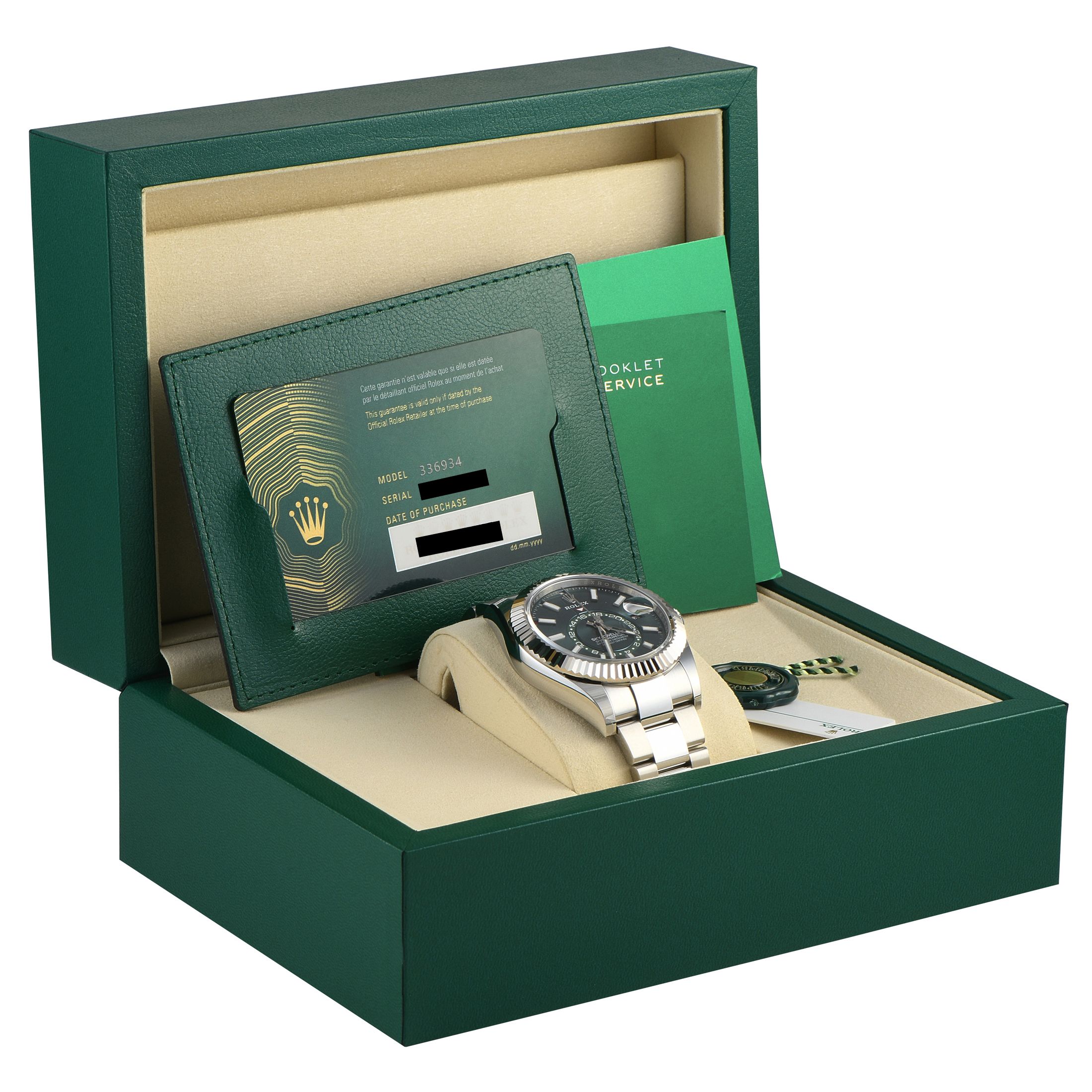 Rolex Sky-Dweller Mint Green Dial Oystersteel Oyster Watch 336934