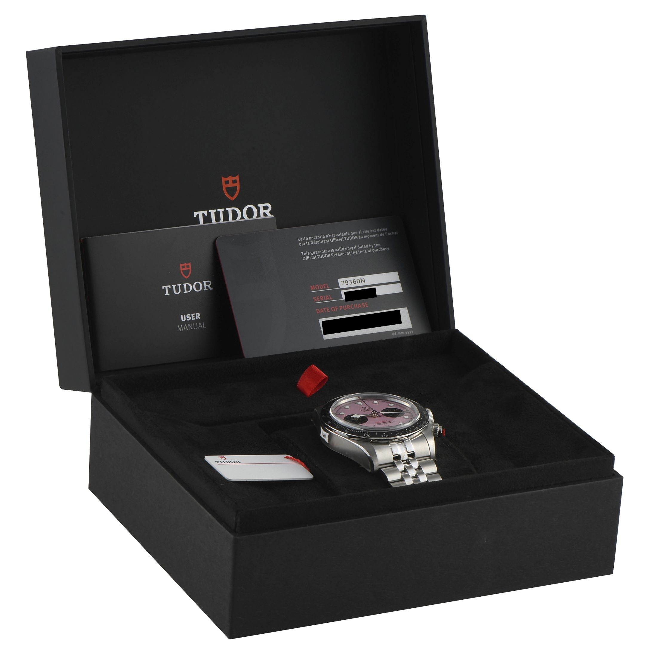 Tudor Black Bay Chrono Pink Dial Steel Watch 79360N-0019